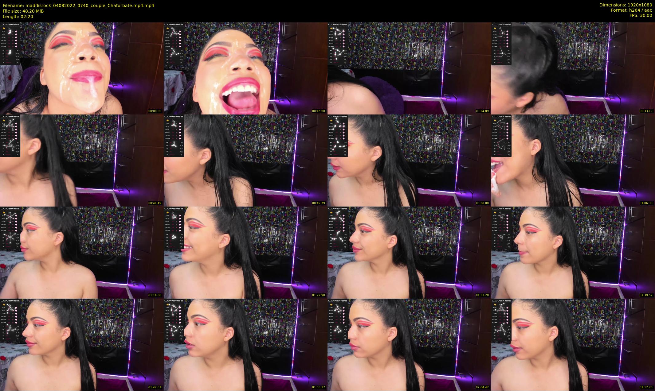 maddisrock — 3 minute Chaturbate couple cam show recording, 1080p, Aug 4, 2022