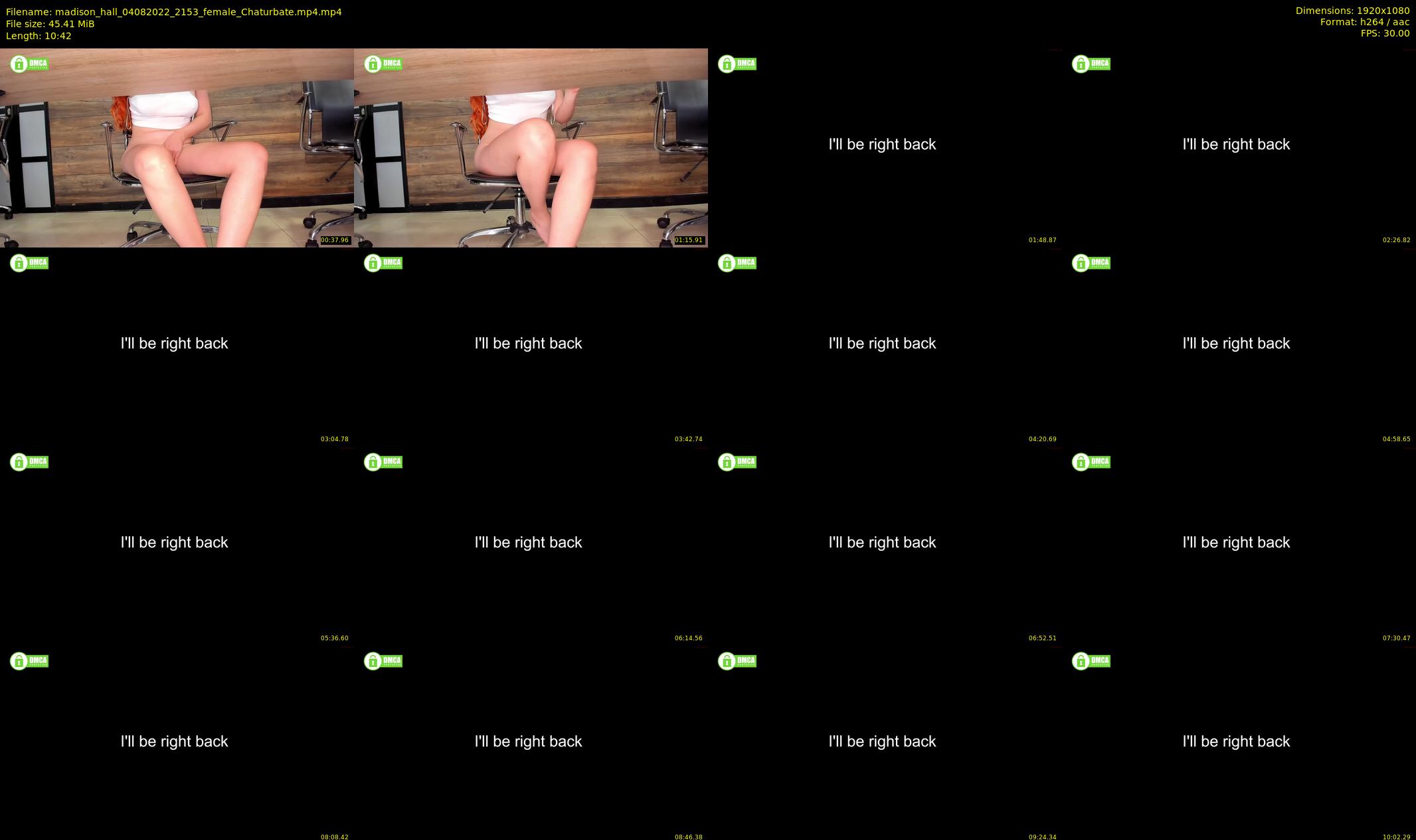 madison_hall — 11 minute Chaturbate female cam show recording, 1080p, Aug 4, 2022