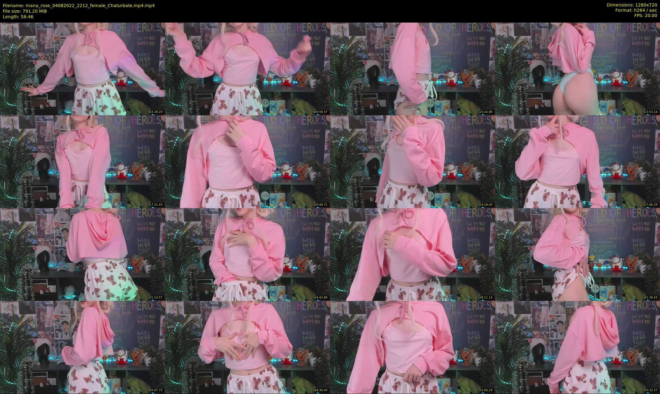 mana_rose — 59 minute Chaturbate female cam show recording, 720p, Aug 4, 2022