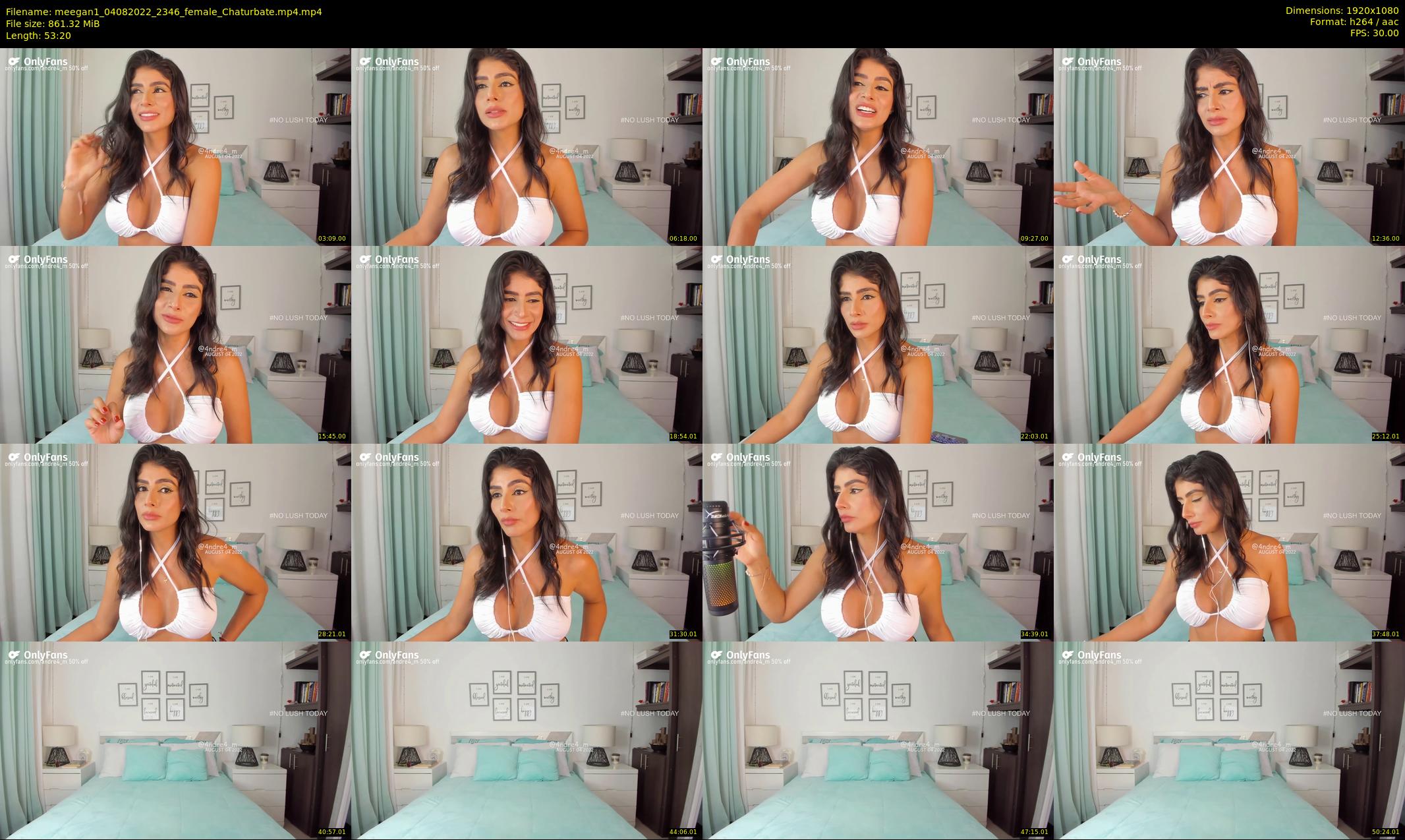 meegan1 — 54 minute Chaturbate female cam show recording, 1080p, Aug 4, 2022