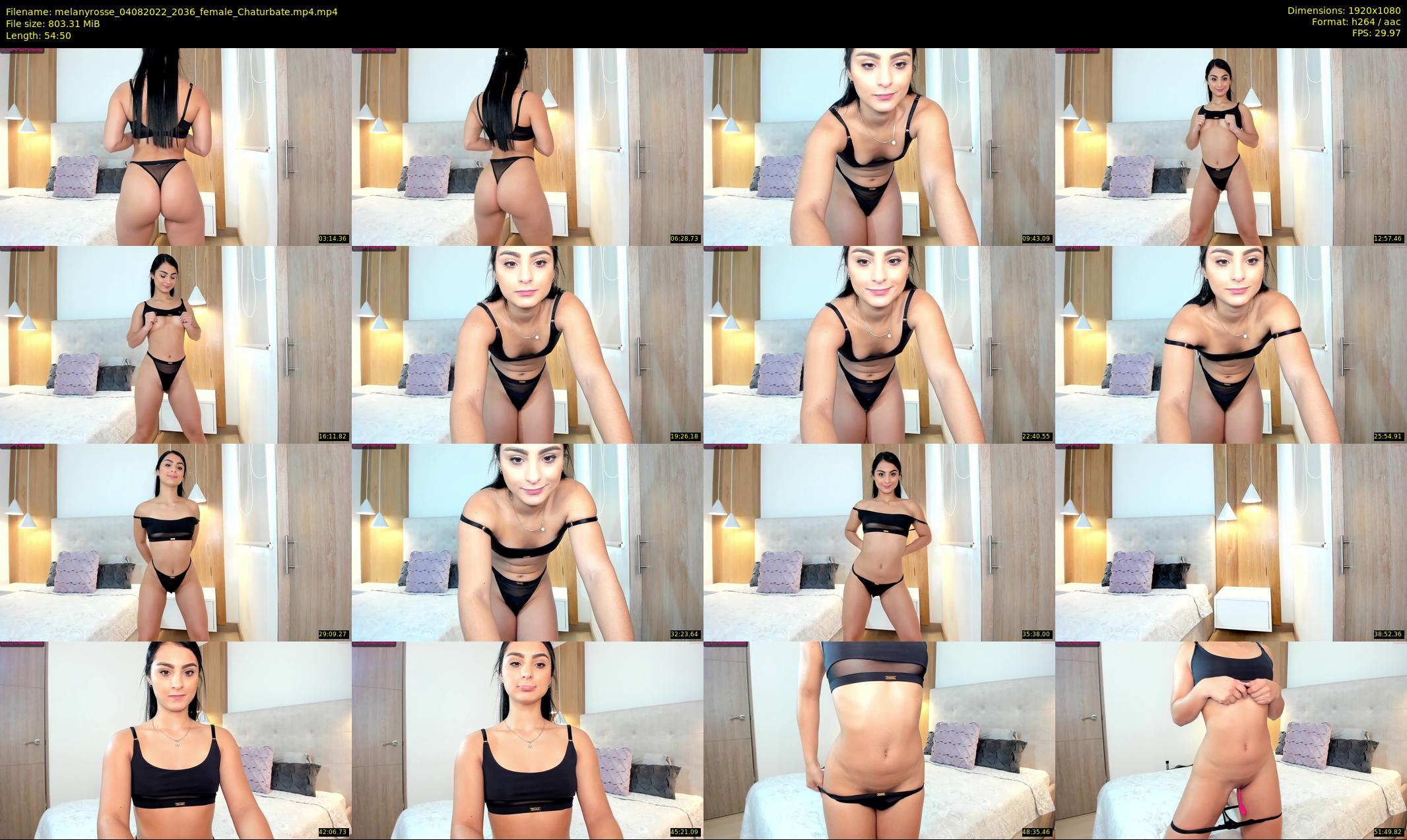 melanyrosse — 55 minute Chaturbate female cam show recording, 1080p, Aug 4, 2022