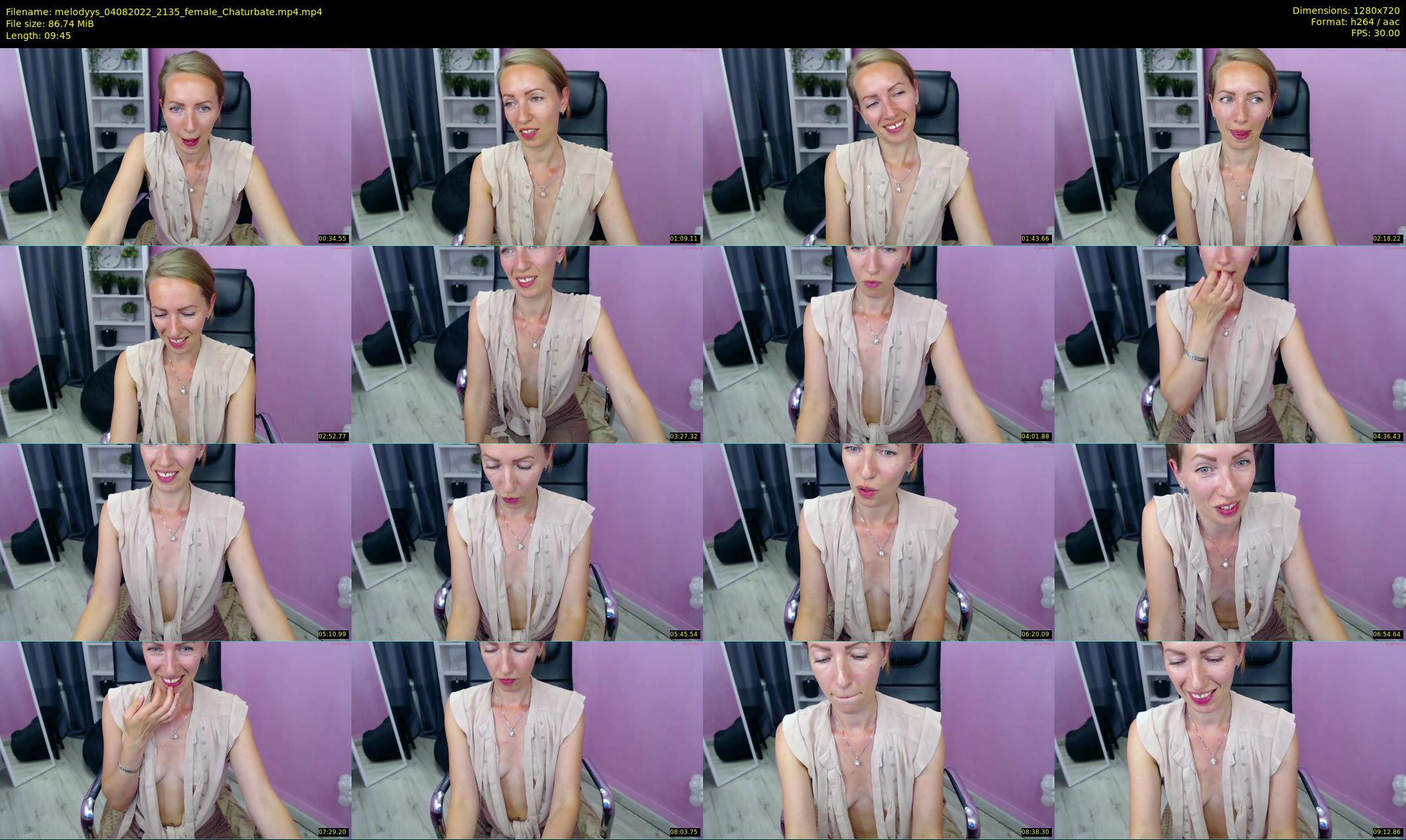 melodyys — 10 minute Chaturbate female cam show recording, 720p, Aug 4, 2022
