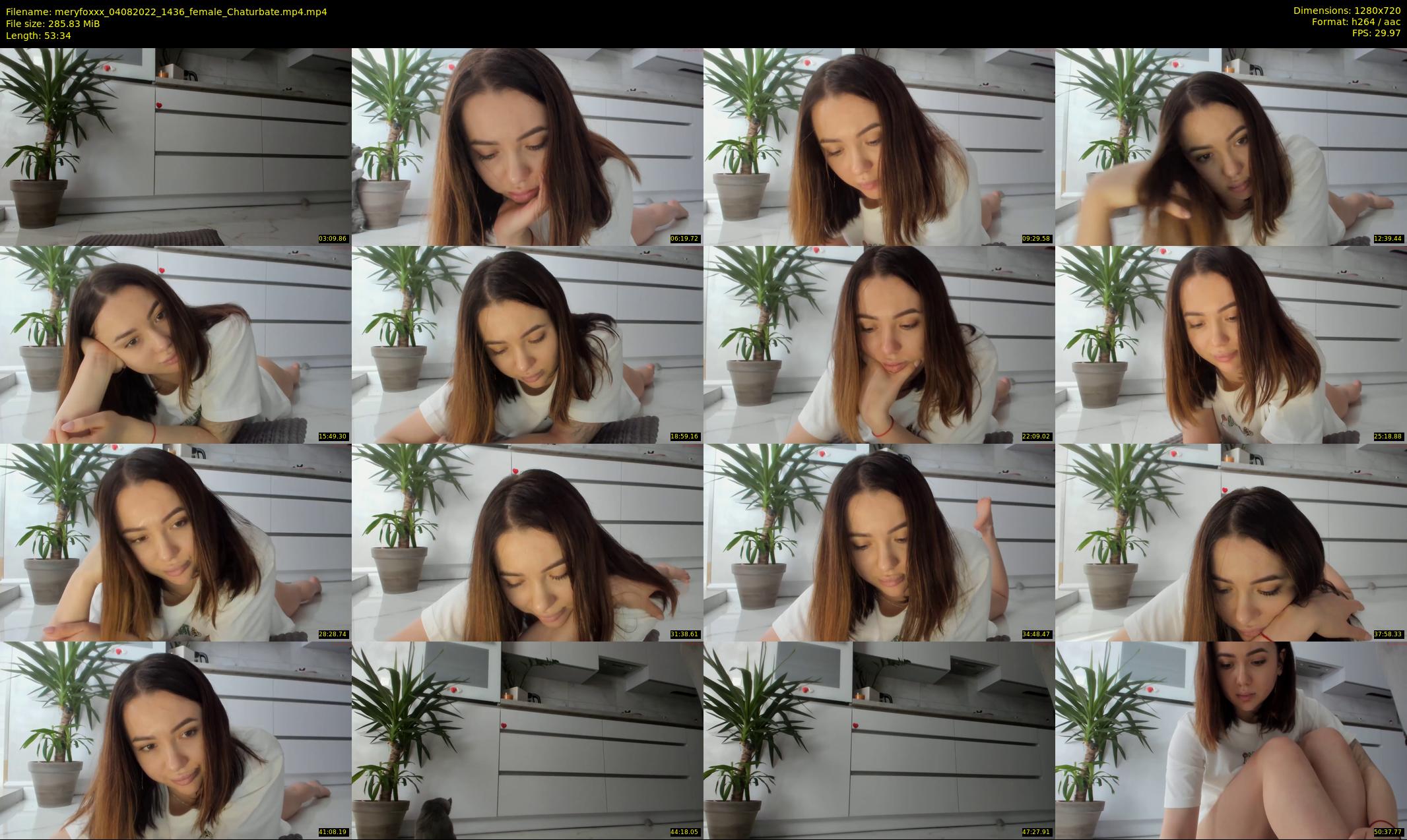 meryfoxxx — 54 minute Chaturbate female cam show recording, 720p, Aug 4, 2022