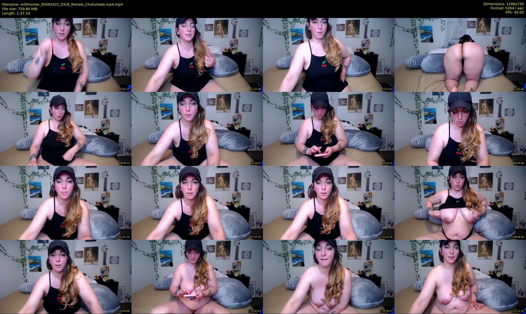 milfmonee — 98 minute Chaturbate female cam show recording, 720p, Aug 5, 2022