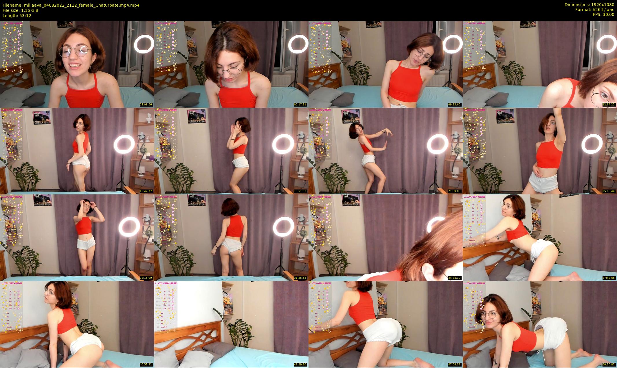 millaava — 54 minute Chaturbate female cam show recording, 1080p, Aug 4, 2022