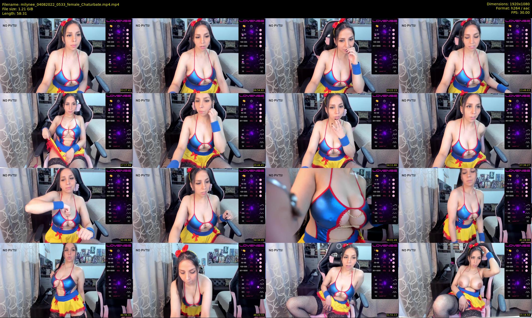 milynee — 59 minute Chaturbate female cam show recording, 1080p, Aug 4, 2022