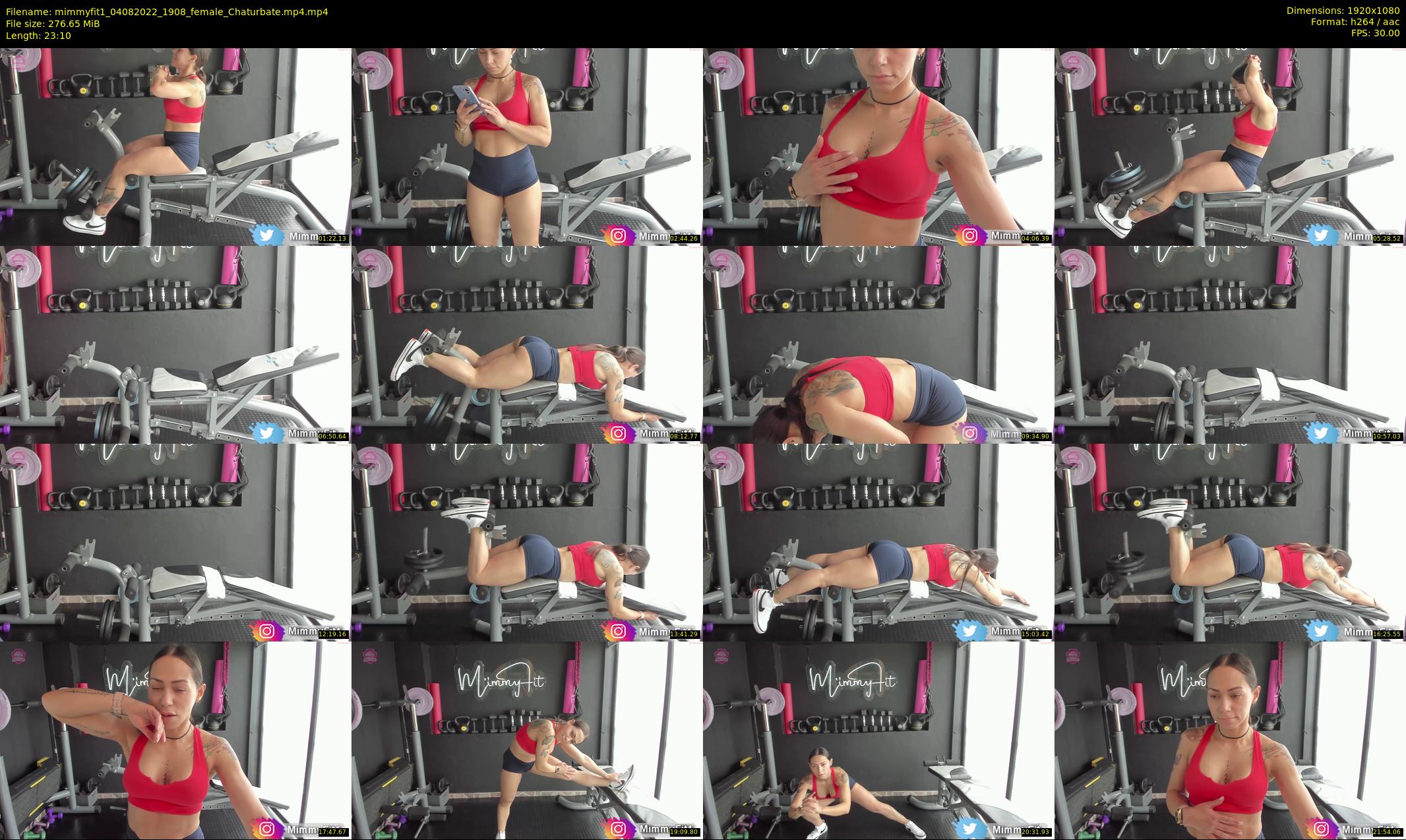 mimmyfit1 — 24 minute Chaturbate female cam show recording, 1080p, Aug 4, 2022