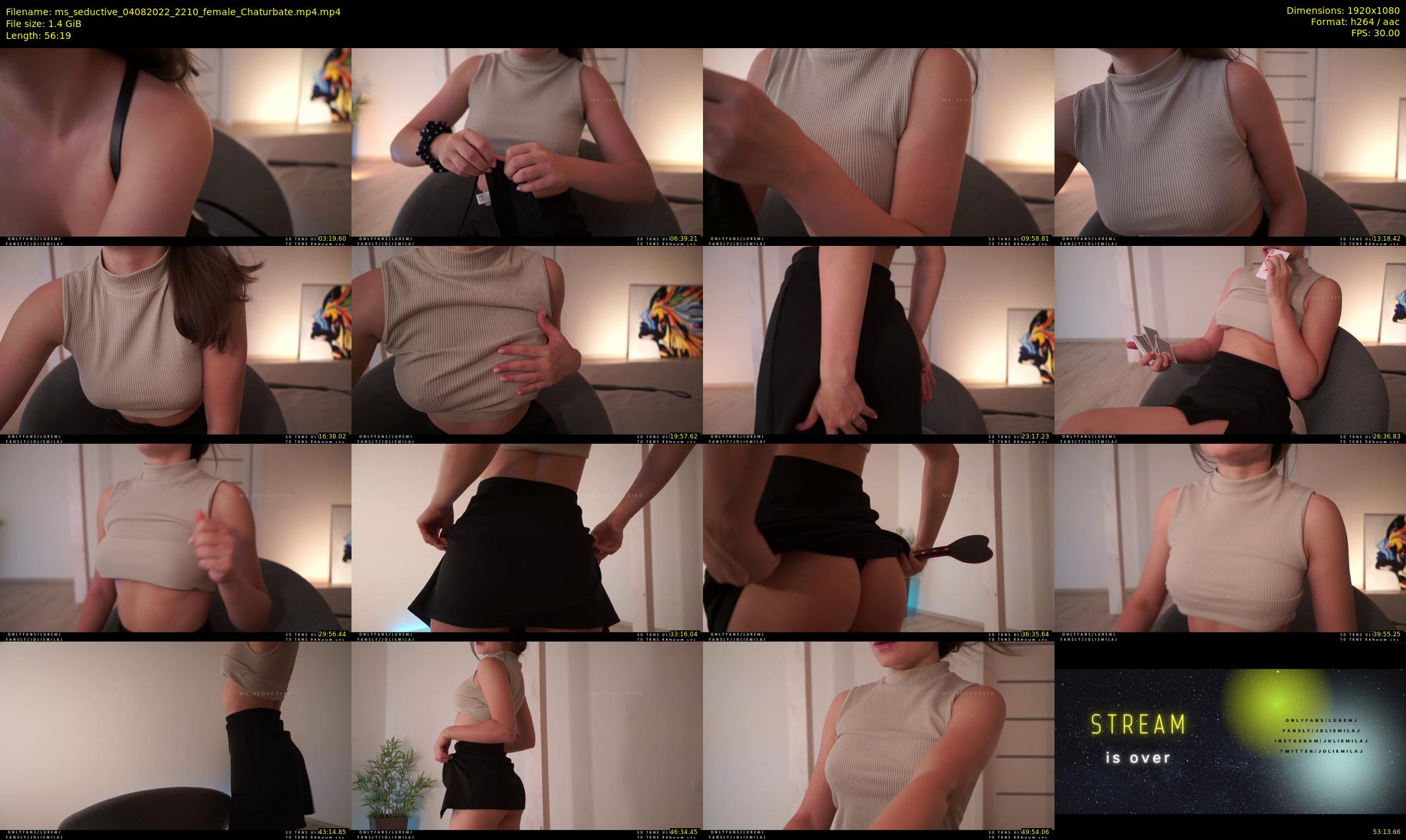 ms_seductive — 57 minute Chaturbate female cam show recording, 1080p, Aug 4, 2022
