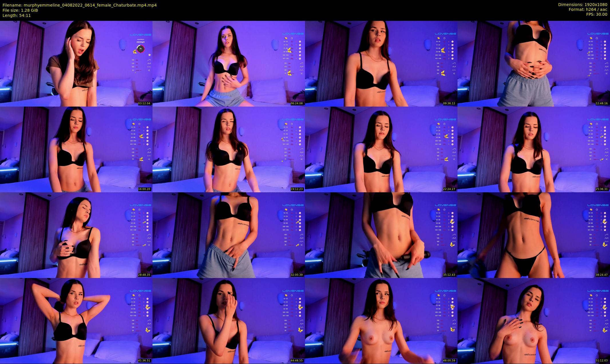murphyemmeline — 55 minute Chaturbate female cam show recording, 1080p, Aug 4, 2022