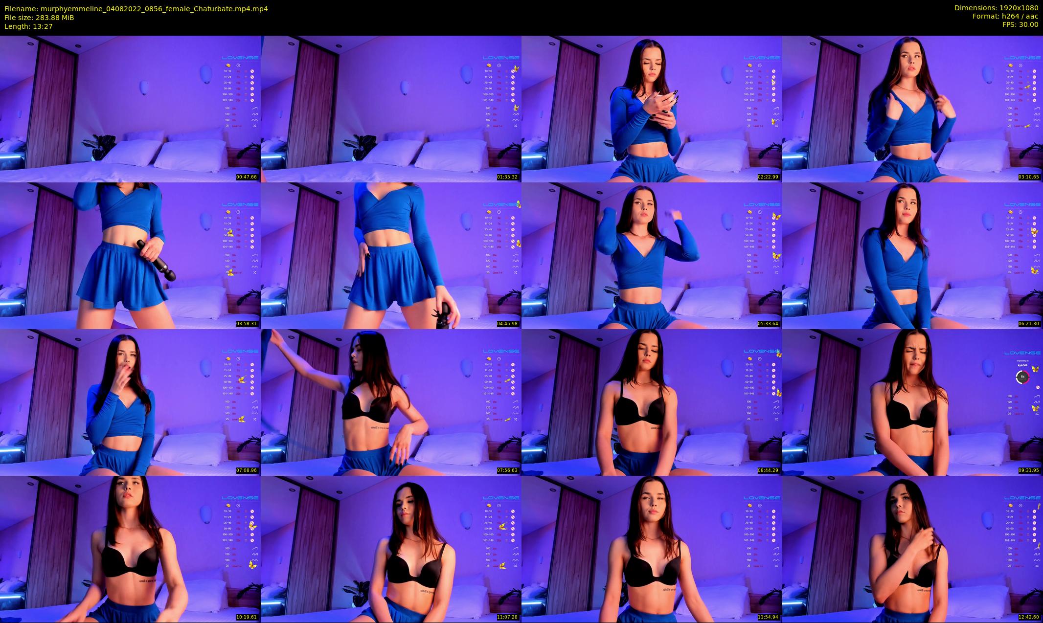 murphyemmeline — 14 minute Chaturbate female cam show recording, 1080p, Aug 4, 2022