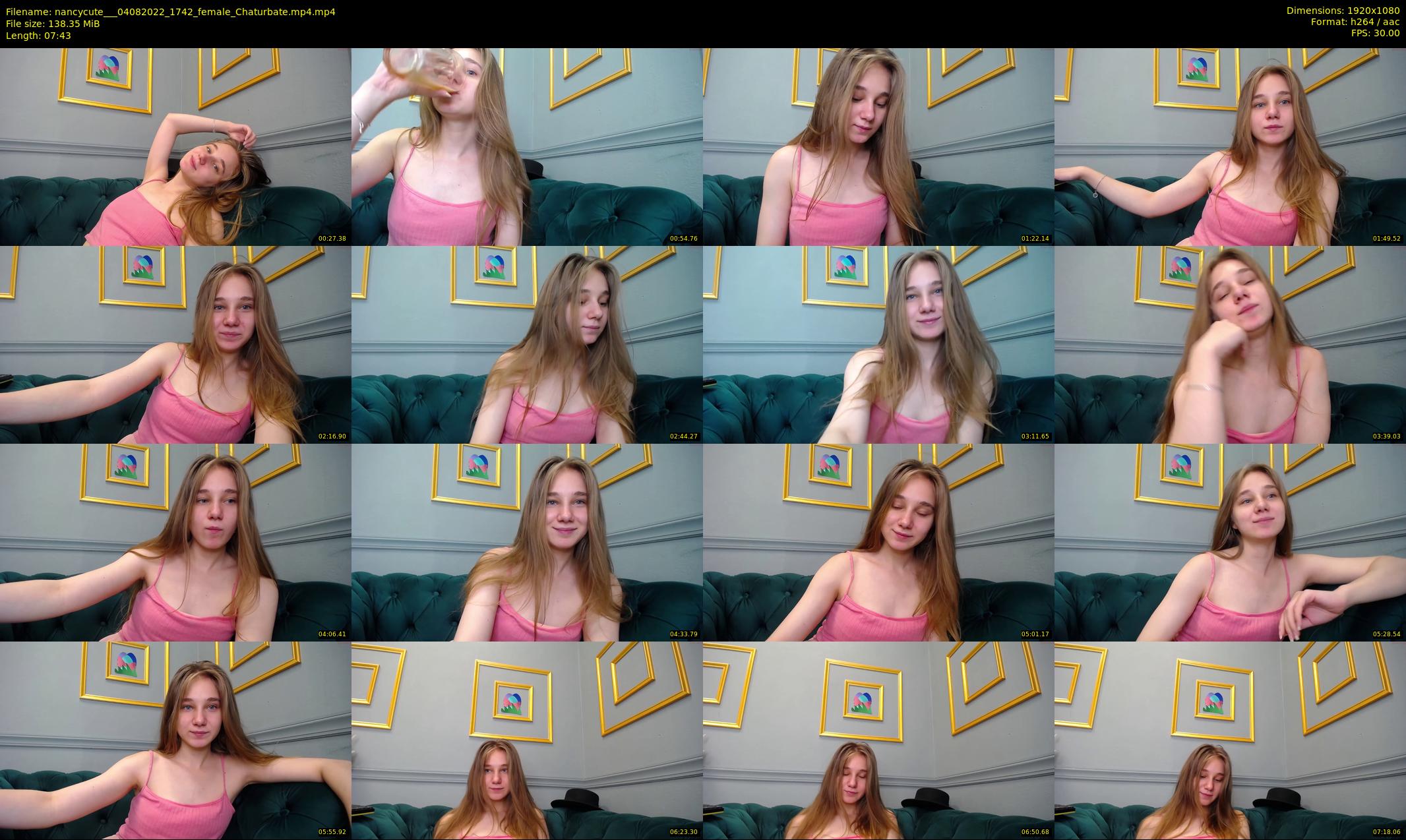 nancycute__ — 8 minute Chaturbate female cam show recording, 1080p, Aug 4, 2022