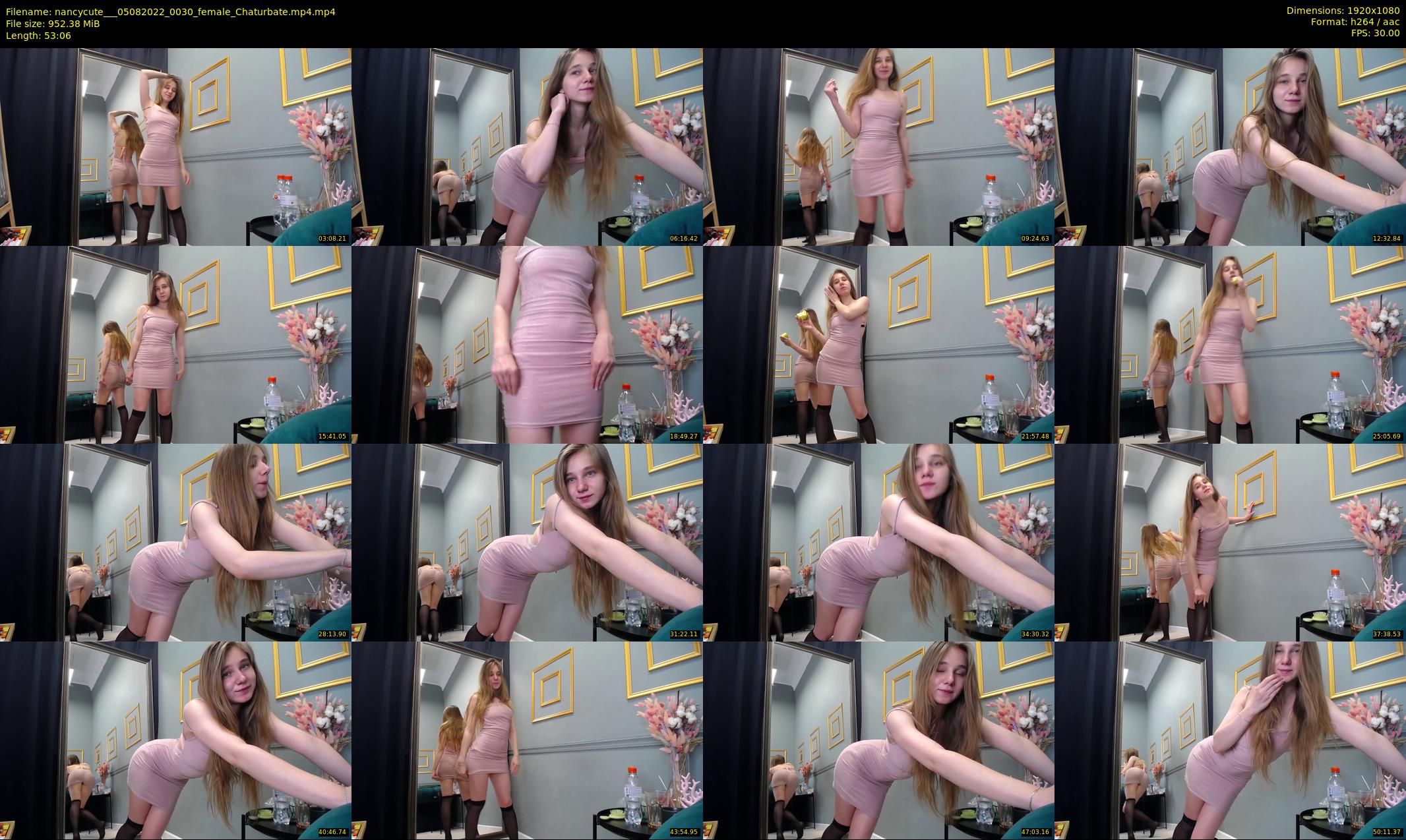 nancycute__ — 54 minute Chaturbate female cam show recording, 1080p, Aug 5, 2022