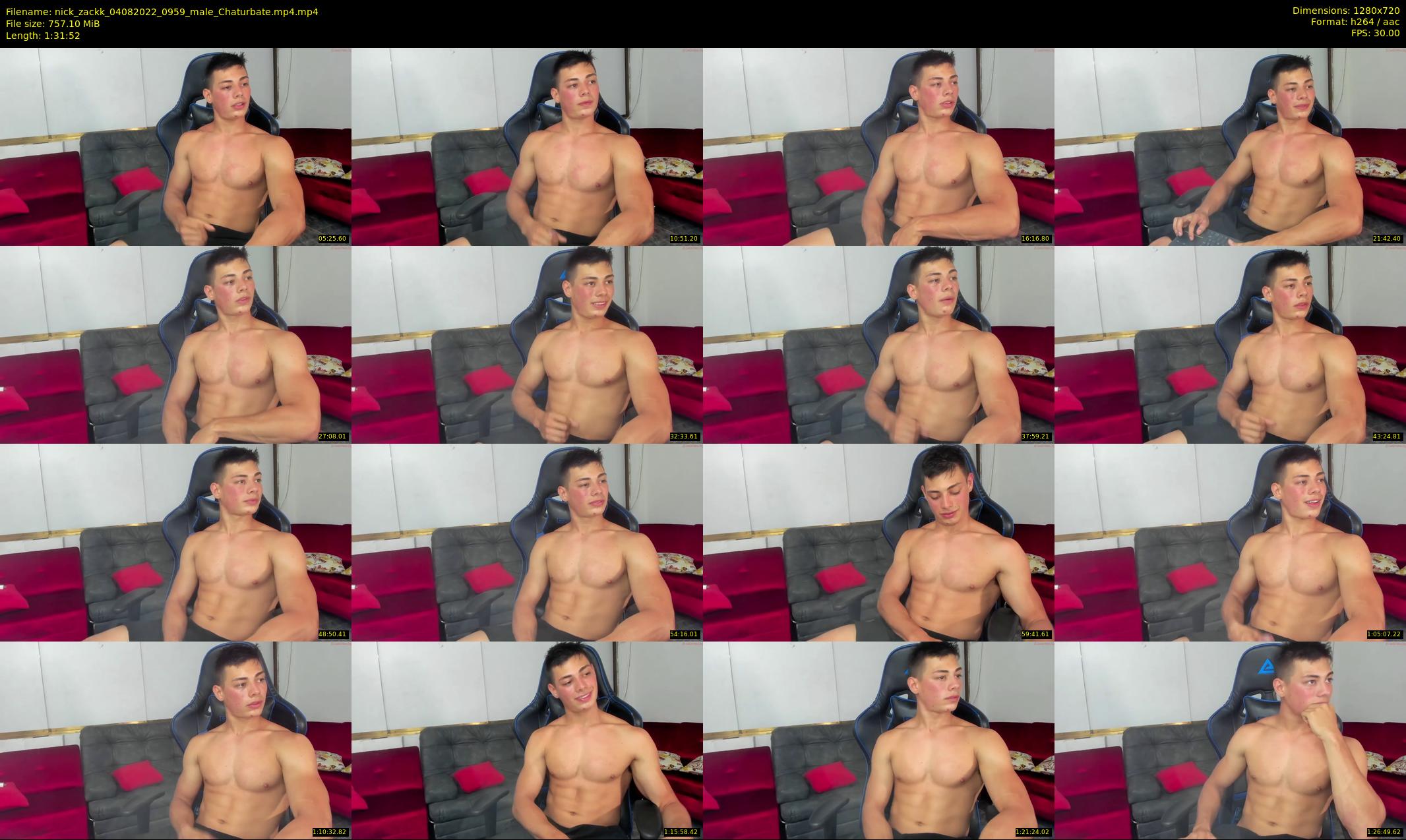 nick_zackk — 92 minute Chaturbate male cam show recording, 720p, Aug 4, 2022