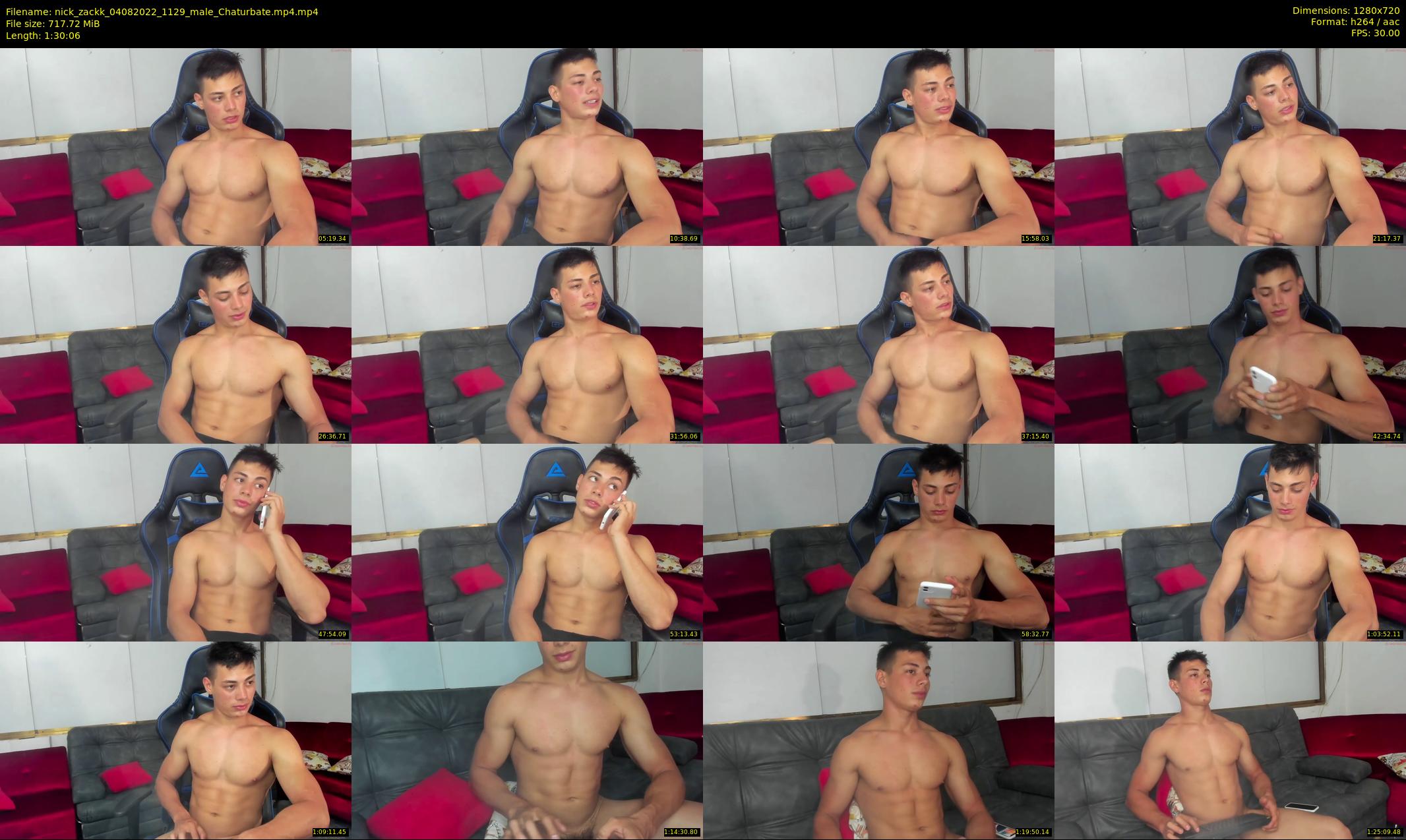 nick_zackk — 91 minute Chaturbate male cam show recording, 720p, Aug 4, 2022