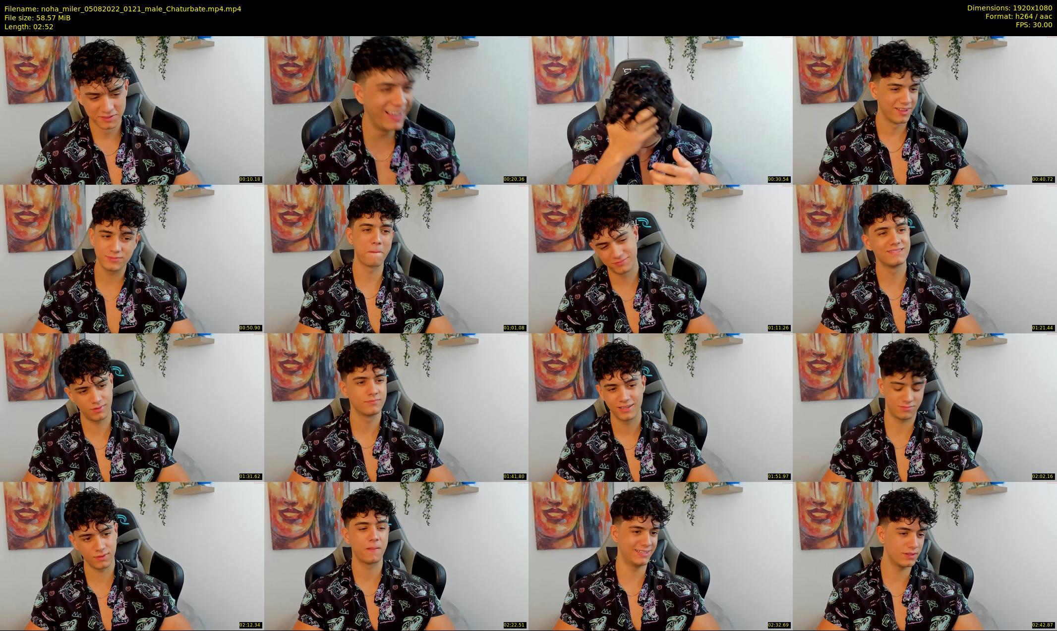 noha_miler — 3 minute Chaturbate male cam show recording, 1080p, Aug 5, 2022