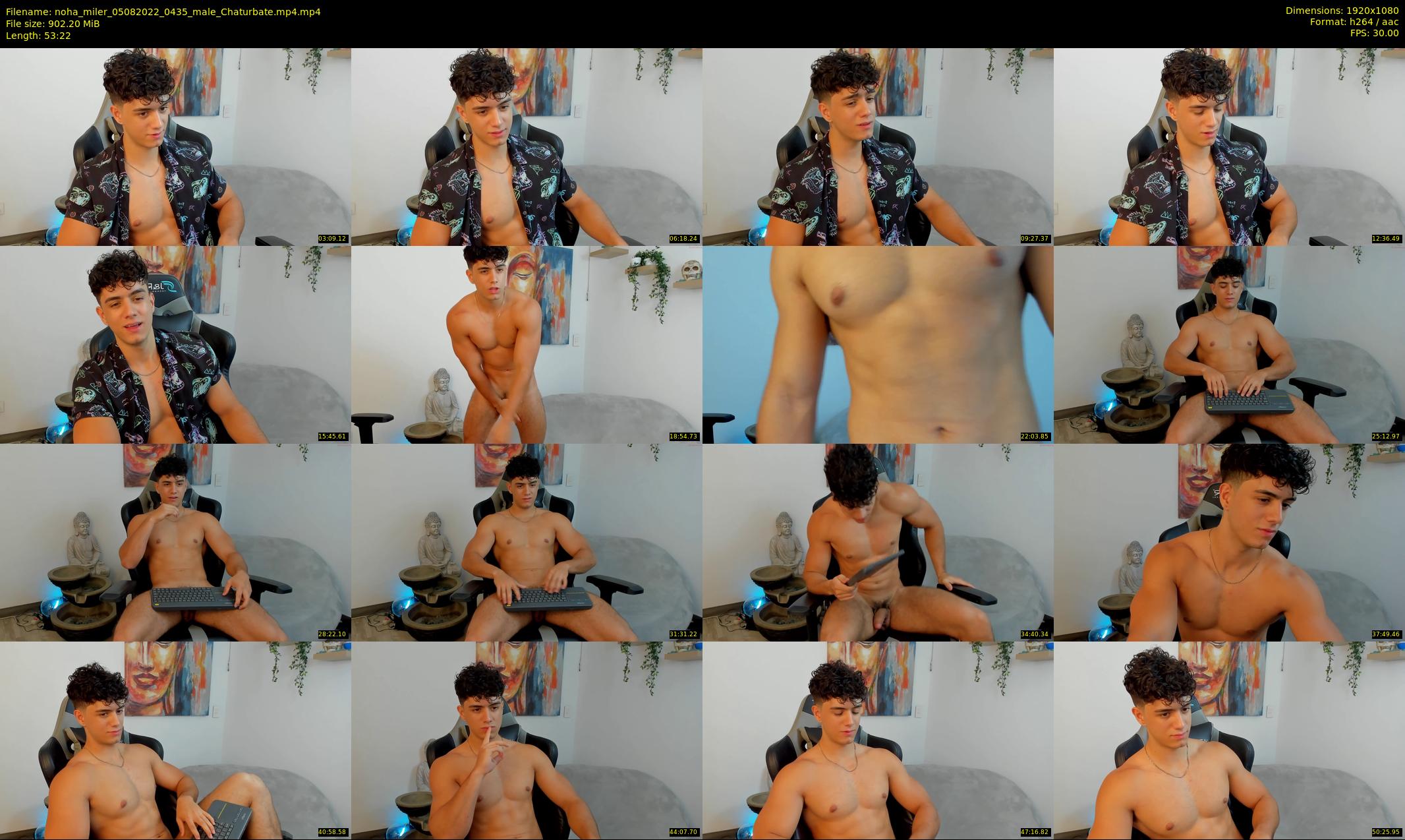 noha_miler — 54 minute Chaturbate male cam show recording, 1080p, Aug 5, 2022