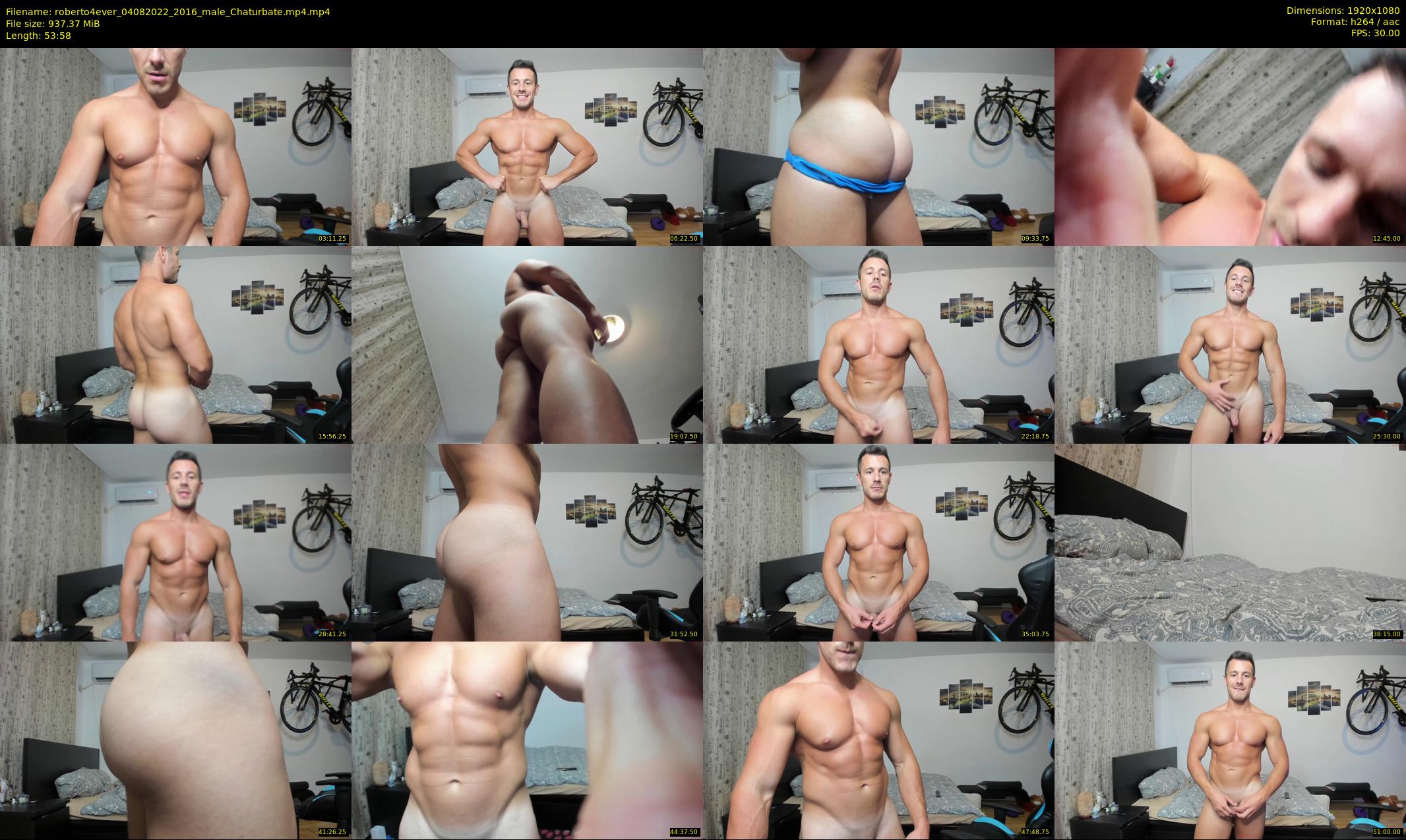 roberto4ever — 54 minute Chaturbate male cam show recording, 1080p, Aug 4, 2022