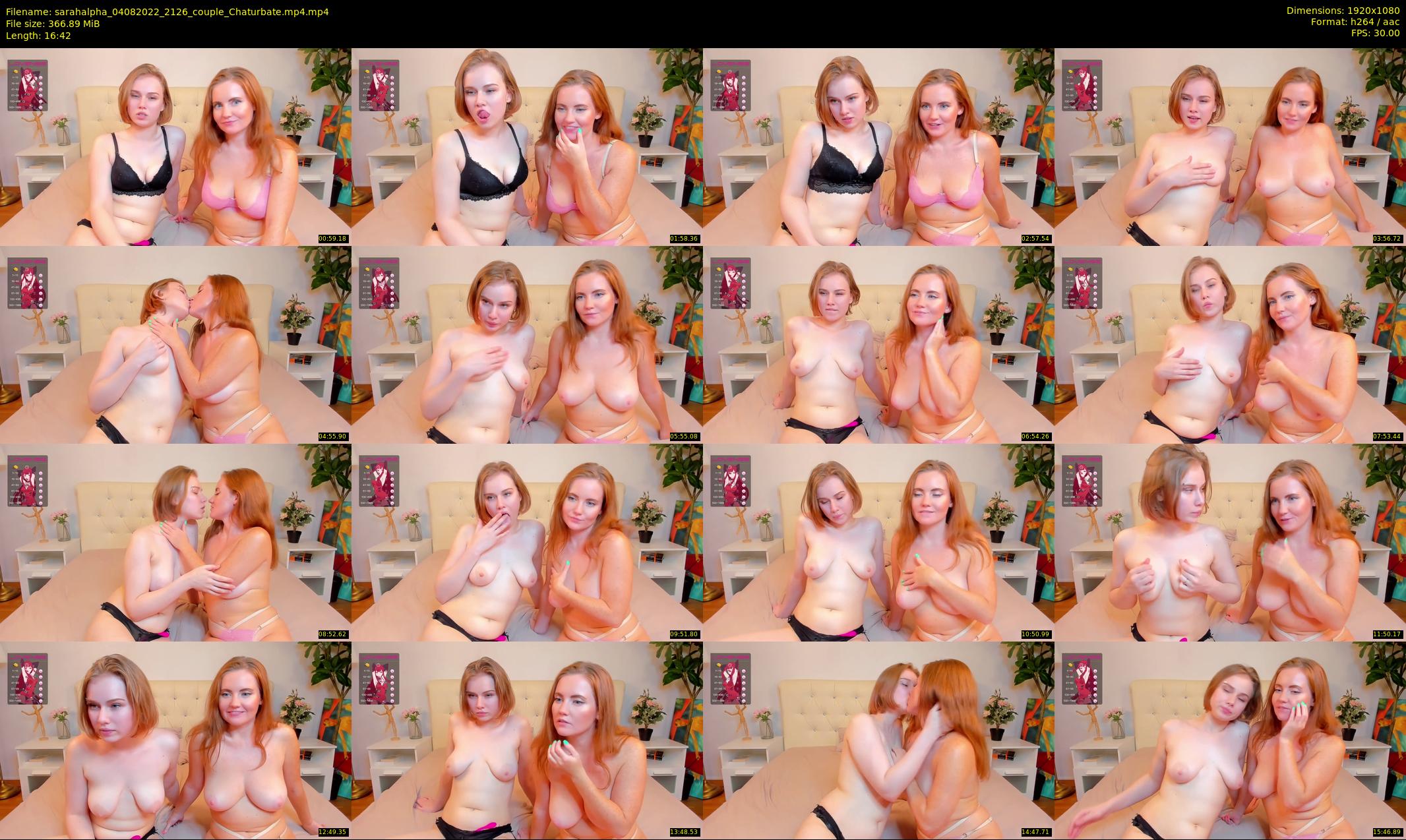 sarahalpha — 17 minute Chaturbate couple cam show recording, 1080p, Aug 4, 2022