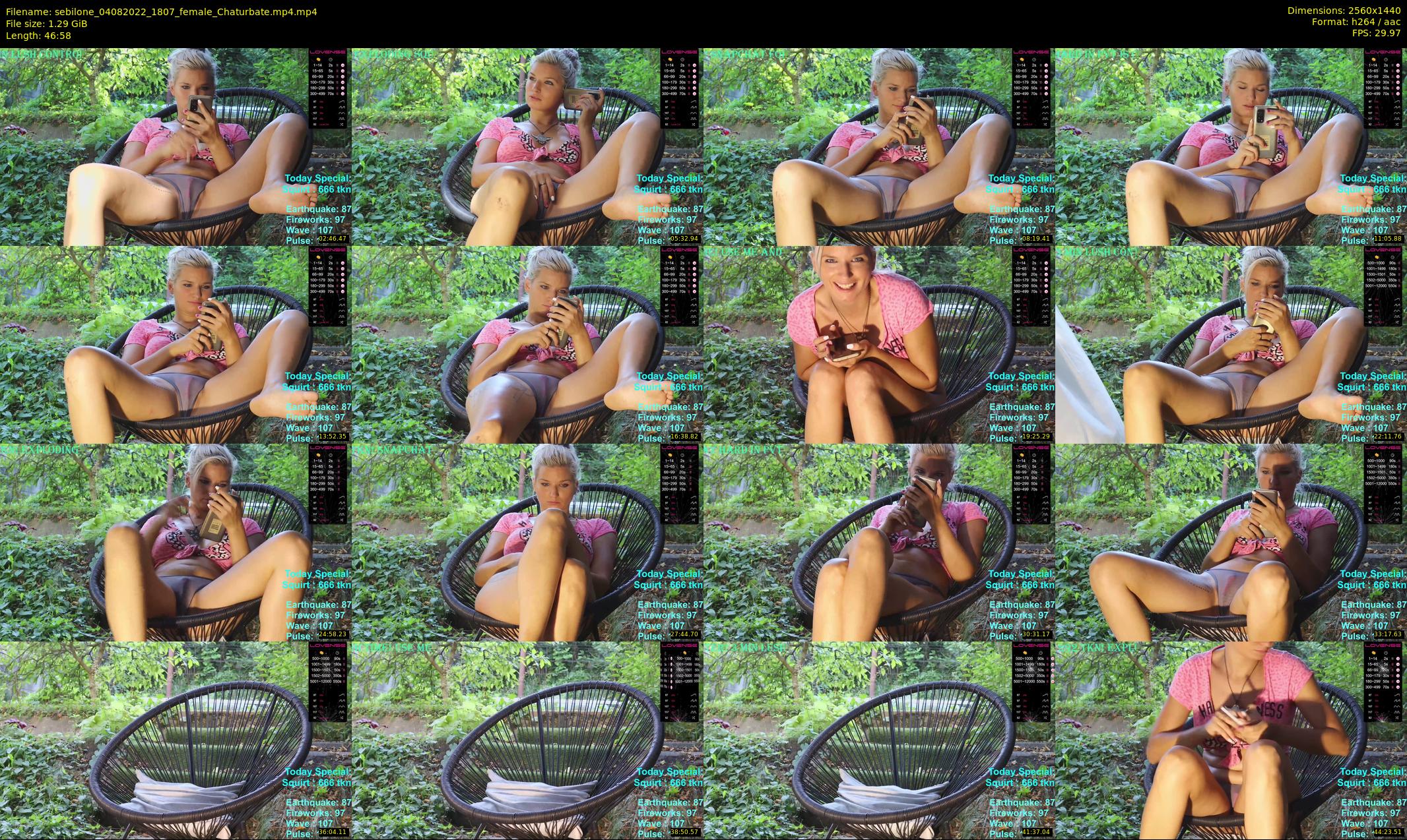 sebilone — 47 minute Chaturbate couple cam show recording, 1080p, Aug 4, 2022