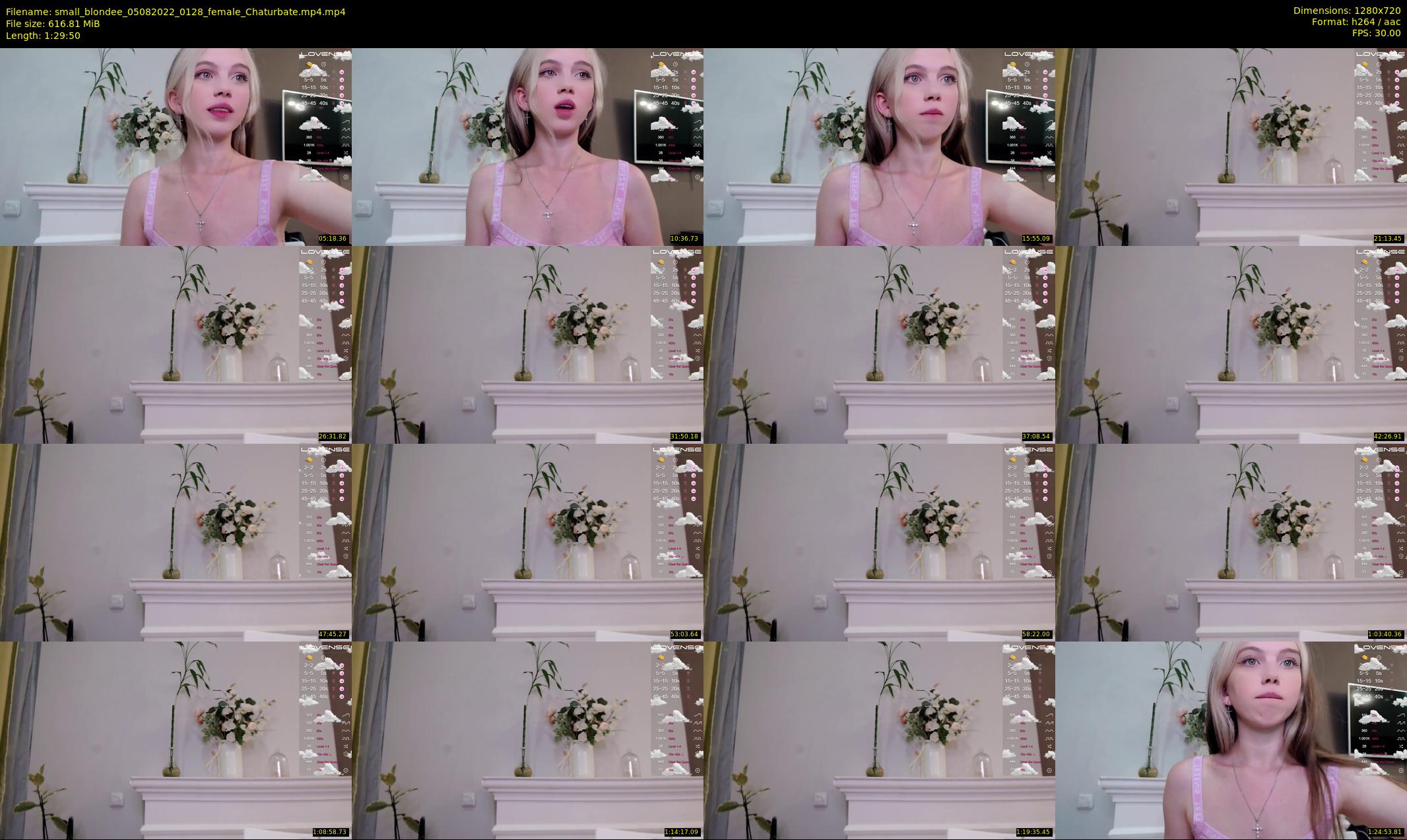 small_blondee — 90 minute Chaturbate female cam show recording, 720p, Aug 5, 2022