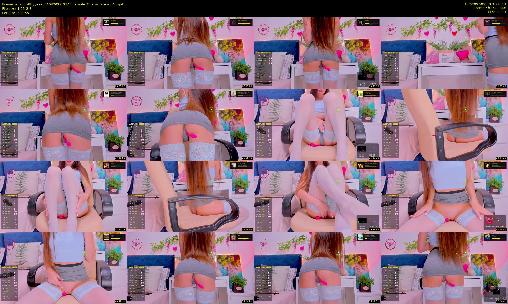 sooofffiyyaaa — 61 minute Chaturbate female cam show recording, 1080p, Aug 4, 2022
