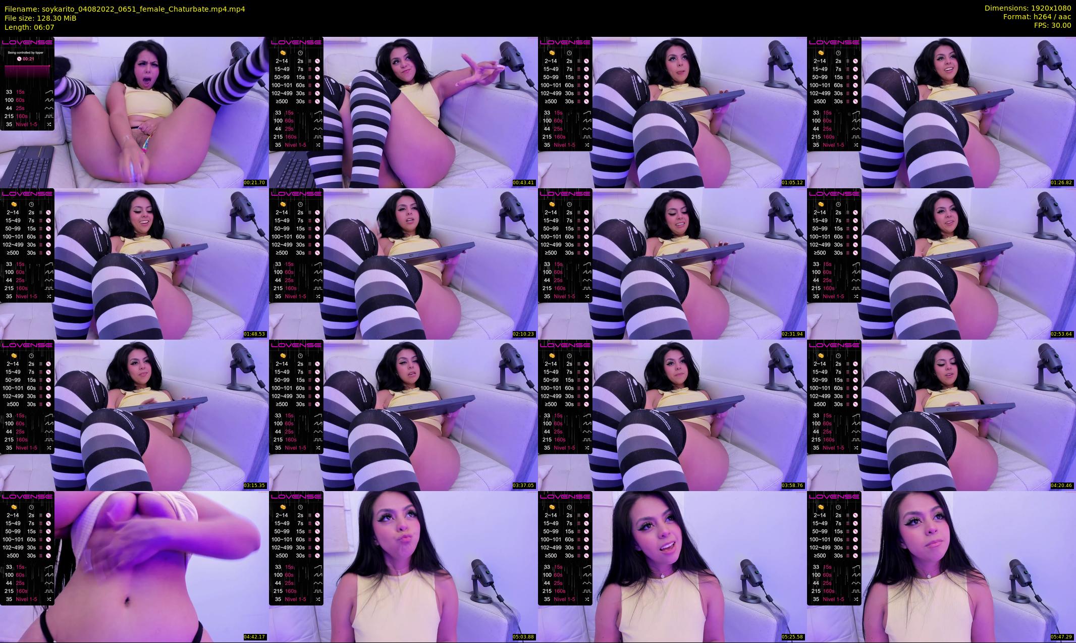 soykarito — 7 minute Chaturbate female cam show recording, 1080p, Aug 4, 2022