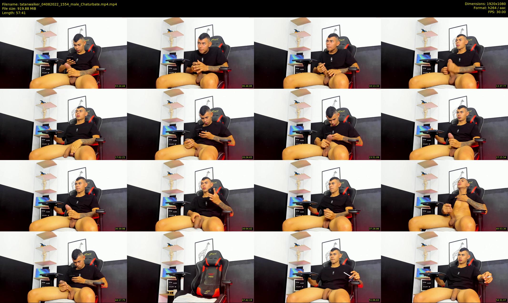 tatanwalker — 58 minute Chaturbate male cam show recording, 1080p, Aug 4, 2022