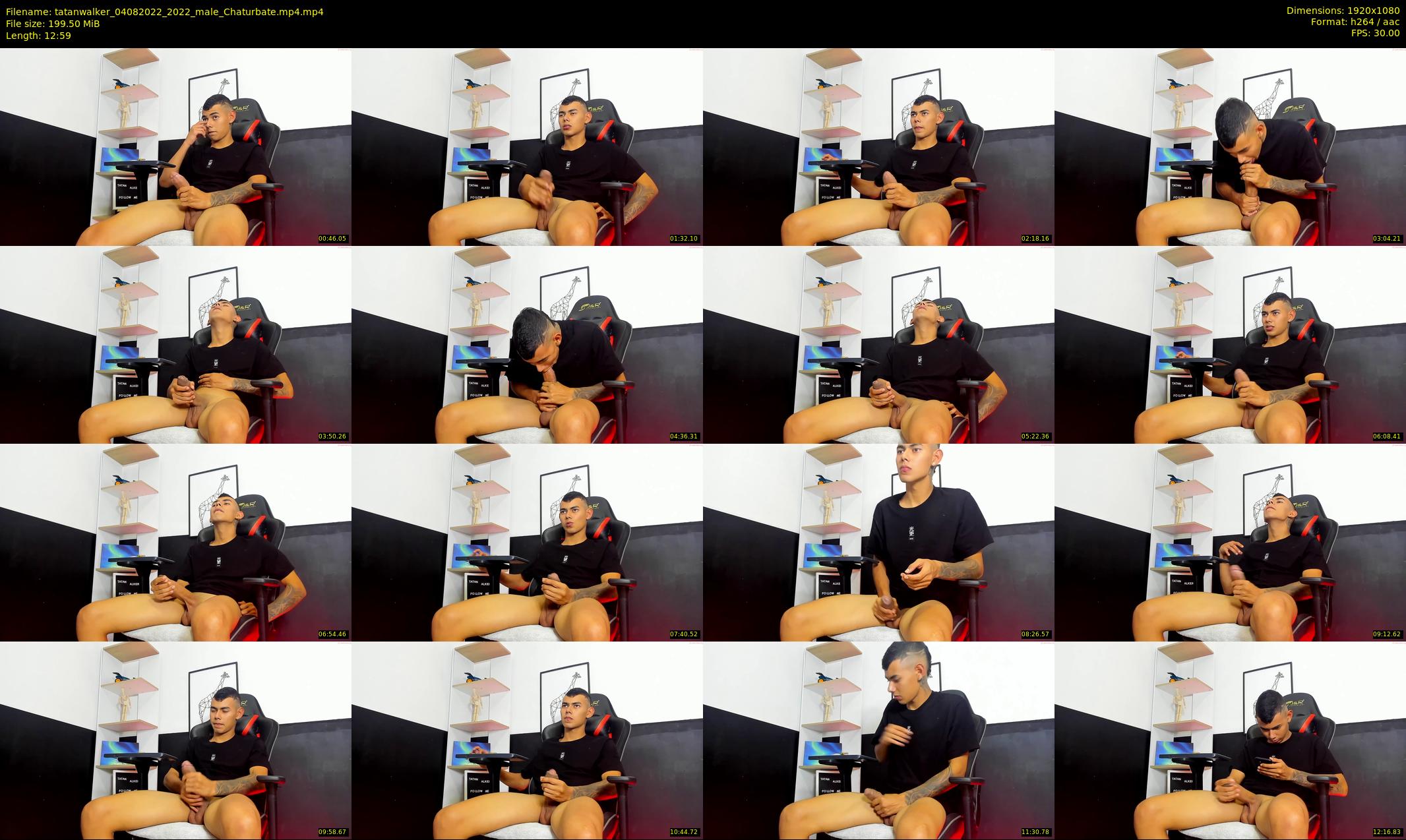 tatanwalker — 13 minute Chaturbate male cam show recording, 1080p, Aug 4, 2022
