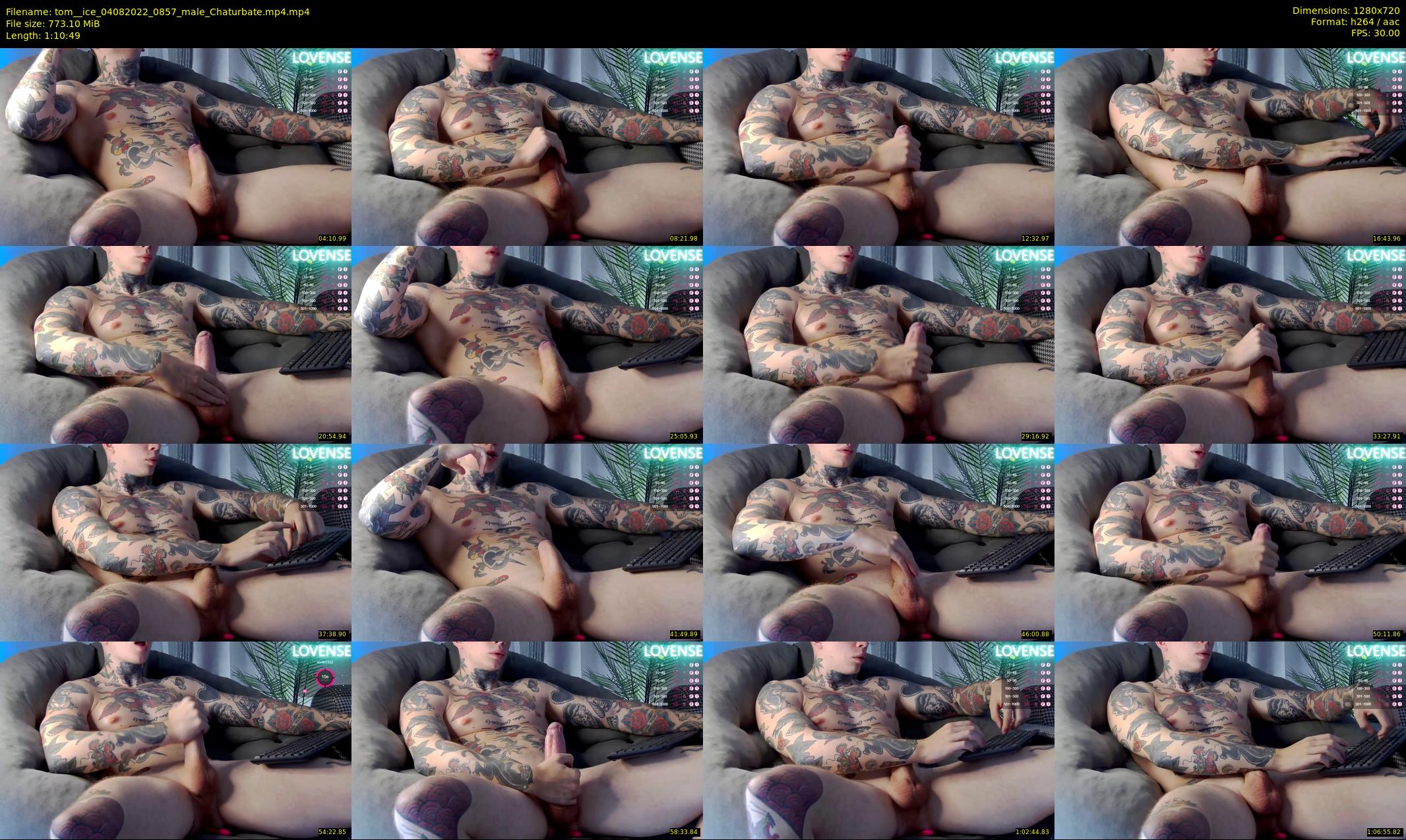 tom__ice — 71 minute Chaturbate male cam show recording, 720p, Aug 4, 2022