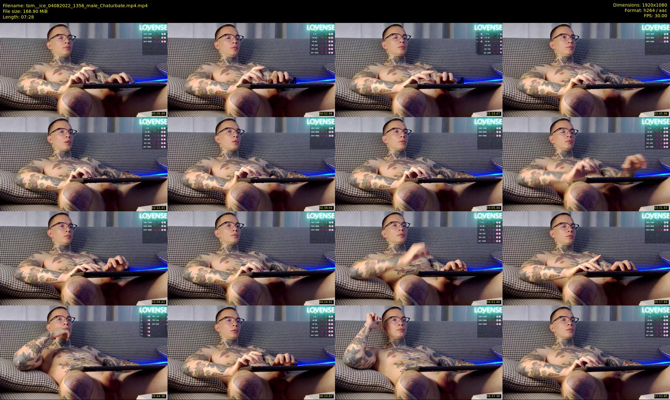 tom__ice — 8 minute Chaturbate male cam show recording, 1080p, Aug 4, 2022
