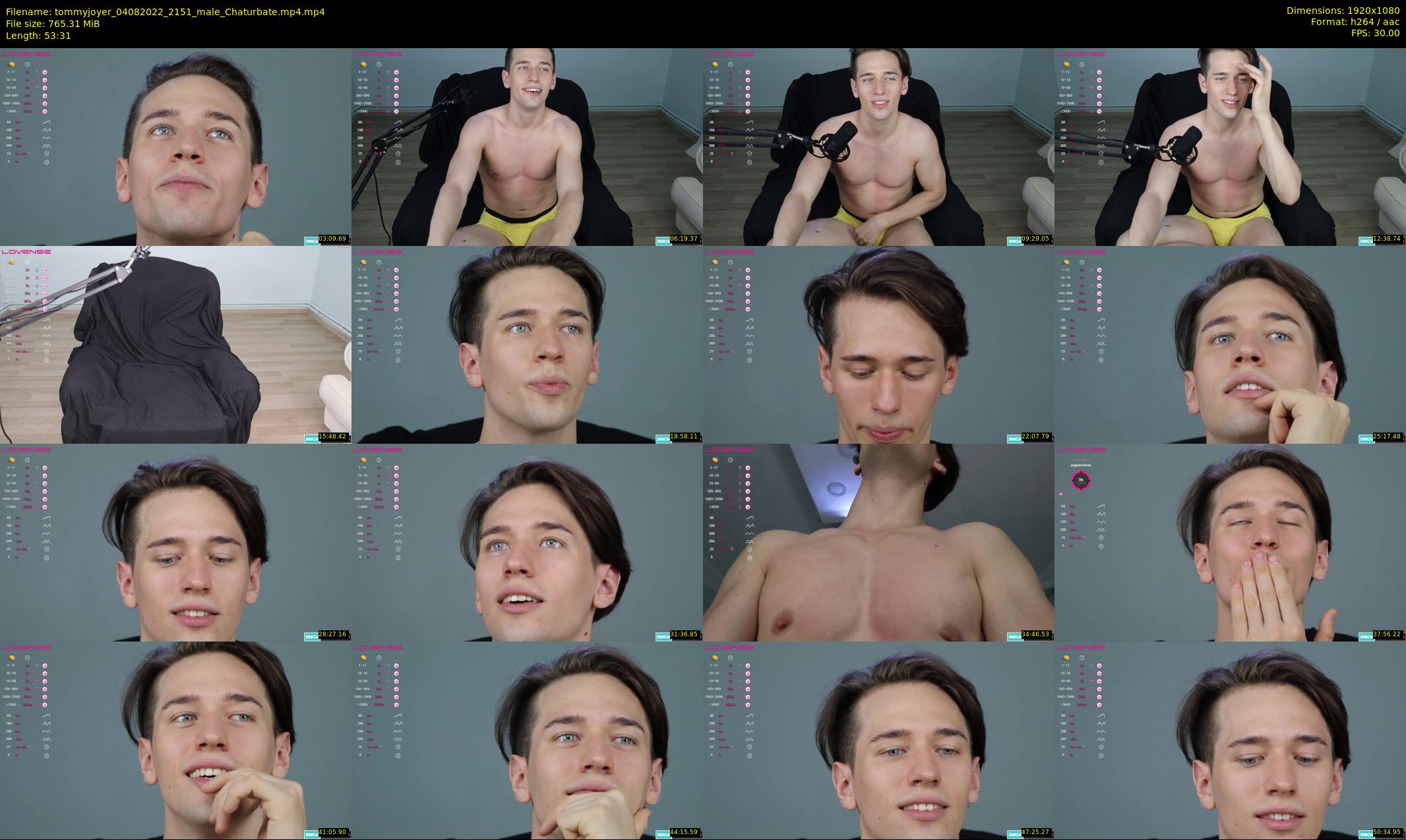 tommyjoyer — 54 minute Chaturbate male cam show recording, 1080p, Aug 4, 2022
