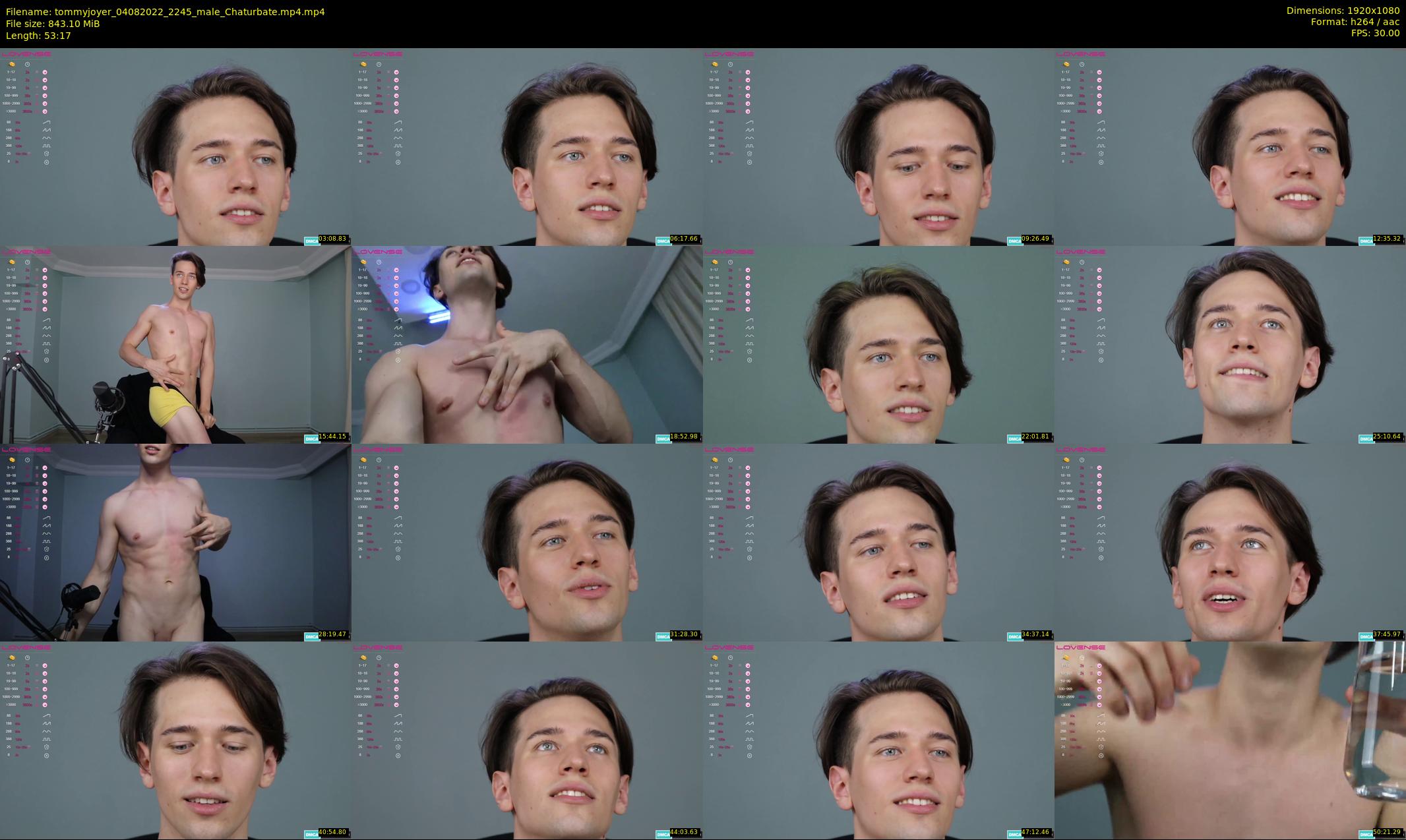 tommyjoyer — 54 minute Chaturbate male cam show recording, 1080p, Aug 4, 2022