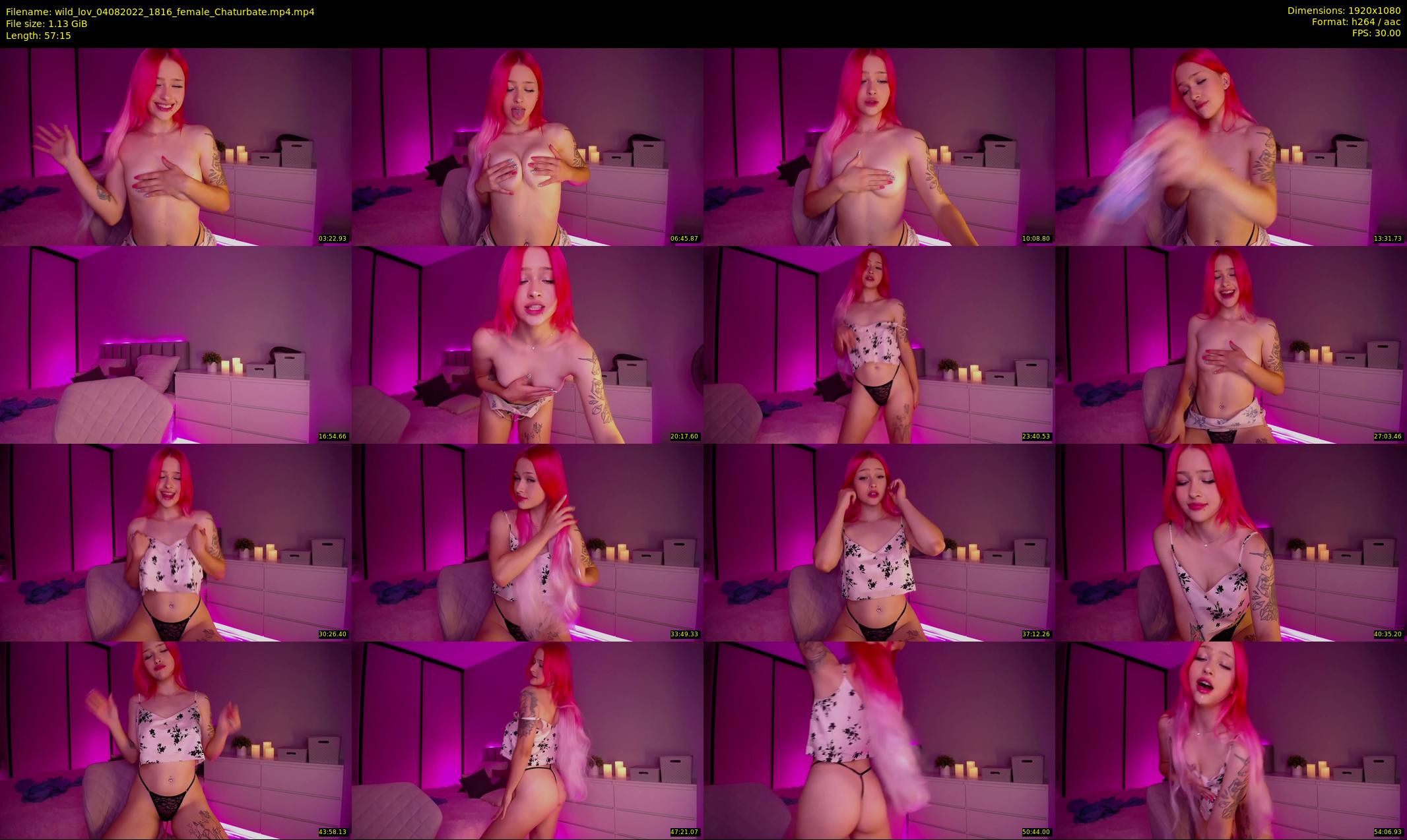 wild_lov — 58 minute Chaturbate female cam show recording, 1080p, Aug 4, 2022