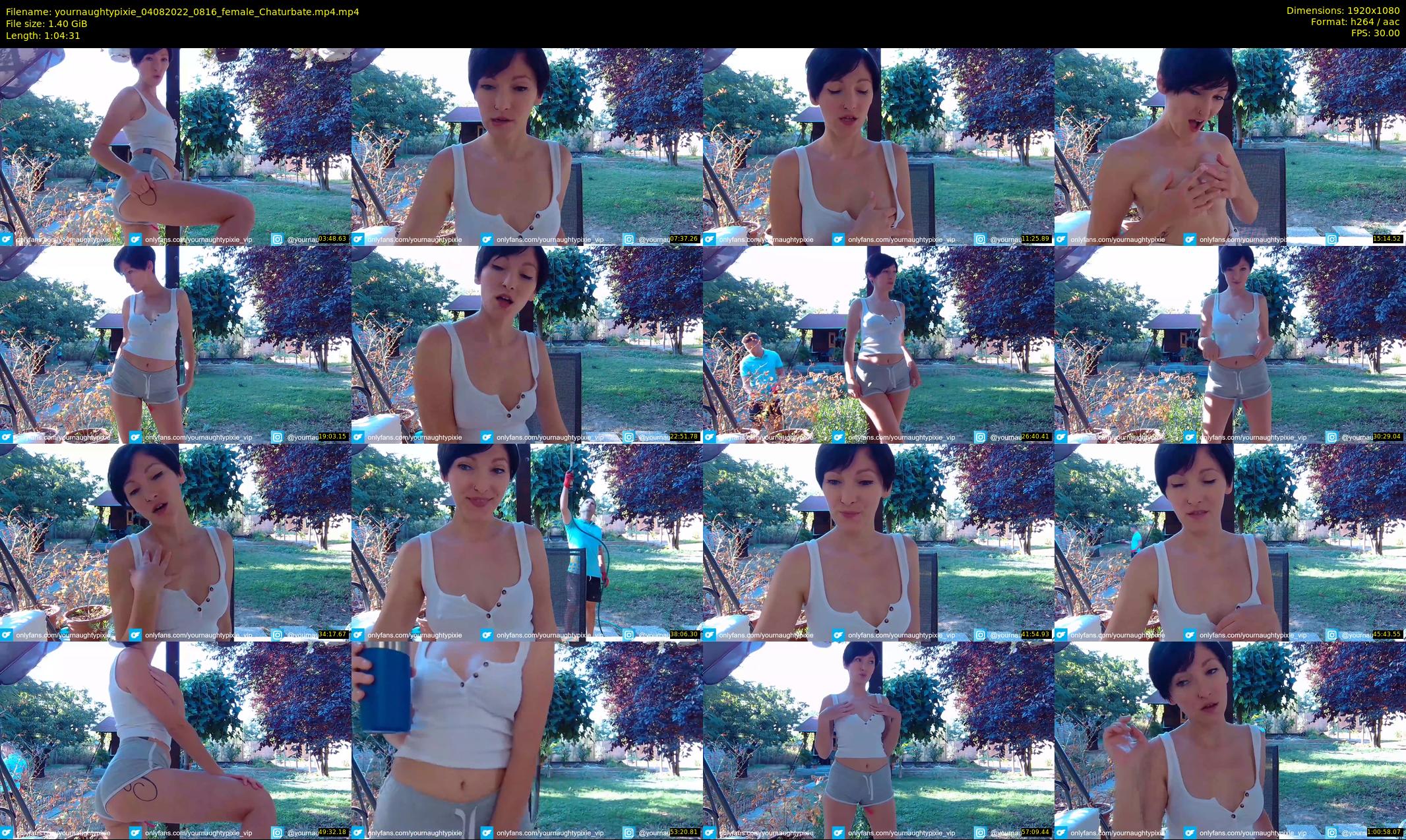 yournaughtypixie — 65 minute Chaturbate couple cam show recording, 1080p, Aug 4, 2022