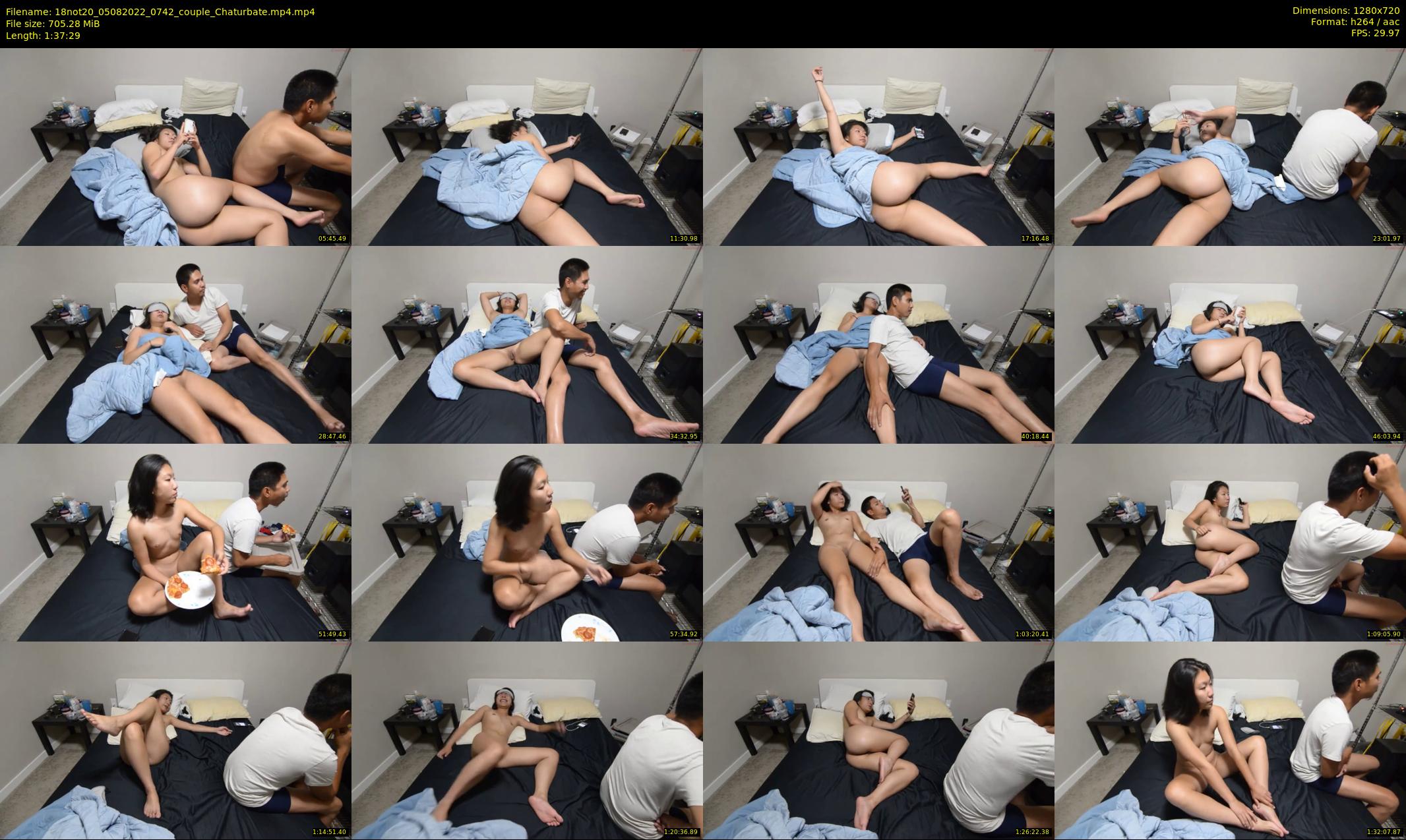 18not20 — 98 minute Chaturbate couple cam show recording, 720p, Aug 5, 2022