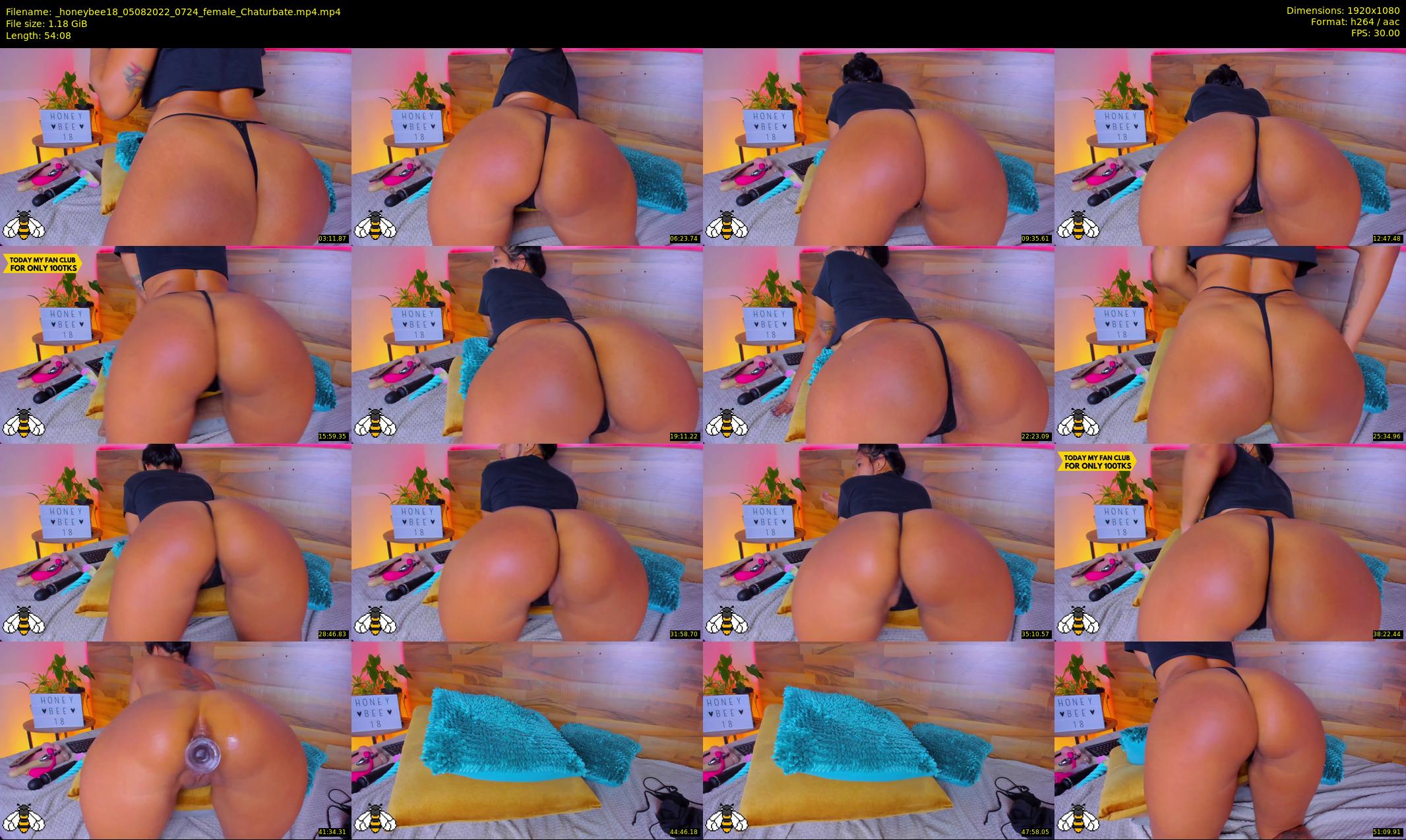 _honeybee18 — 55 minute Chaturbate female cam show recording, 1080p, Aug 5, 2022