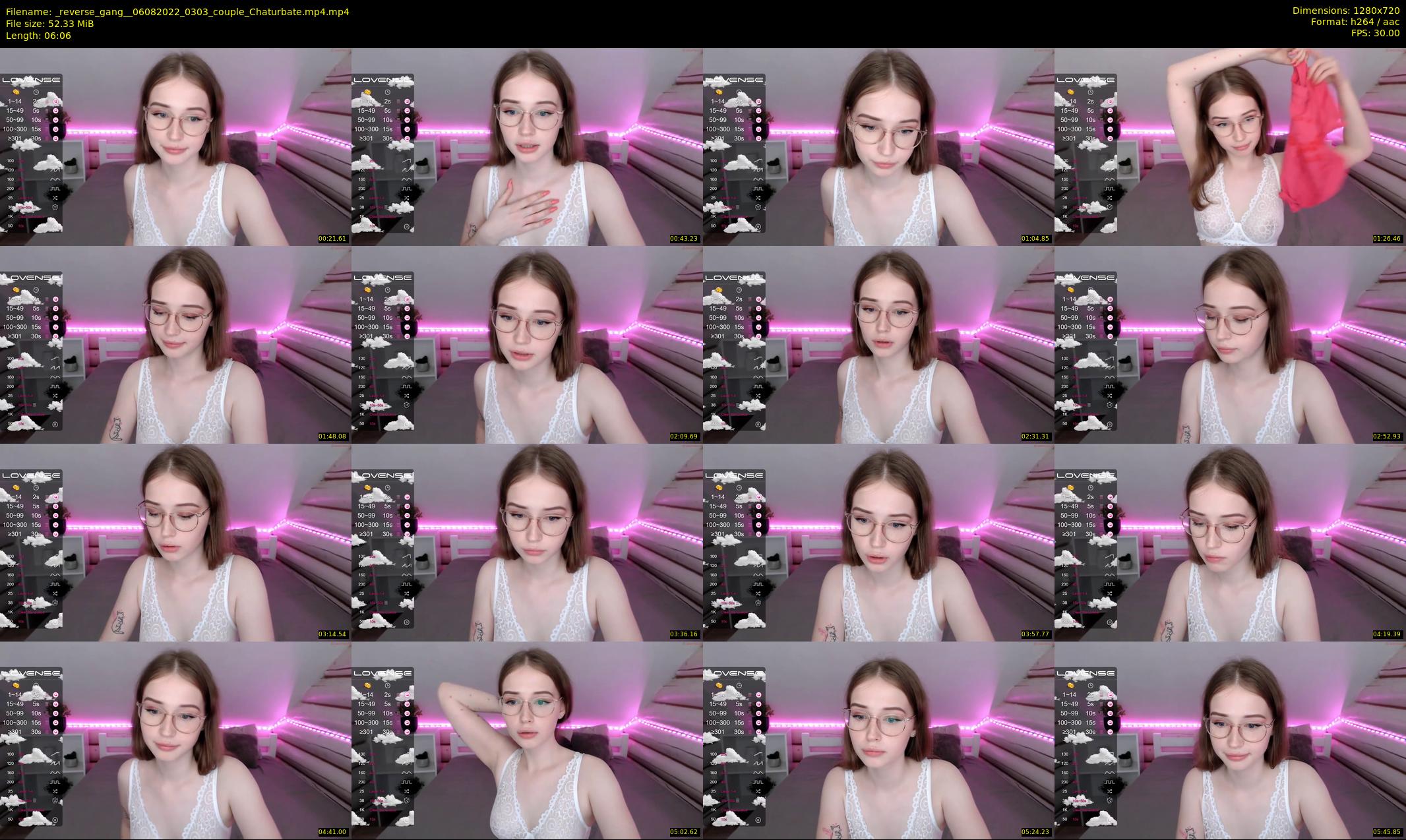 _reverse_gang_ — 7 minute Chaturbate couple cam show recording, 720p, Aug 6, 2022