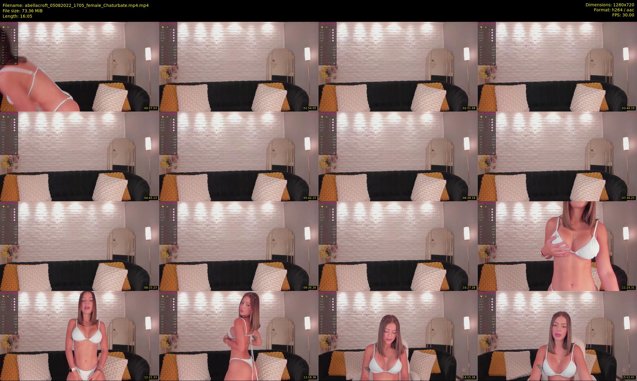 abellacroft — 17 minute Chaturbate female cam show recording, 720p, Aug 5, 2022