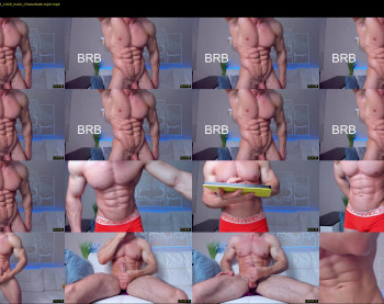 adam_muscle_ — 75 minute Chaturbate male cam show recording, 1080p, Aug 5, 2022