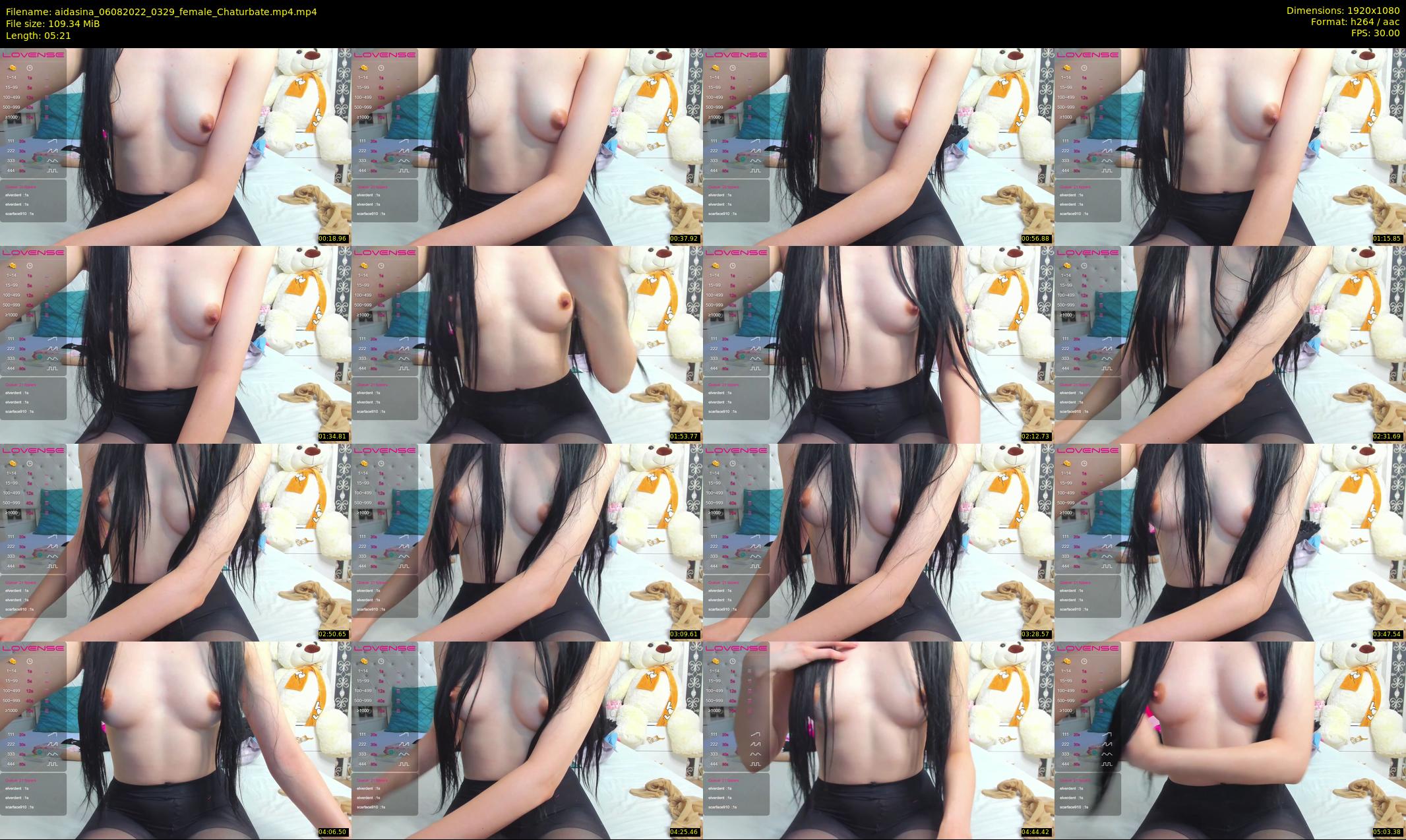 aidasina — 6 minute Chaturbate female cam show recording, 1080p, Aug 6, 2022