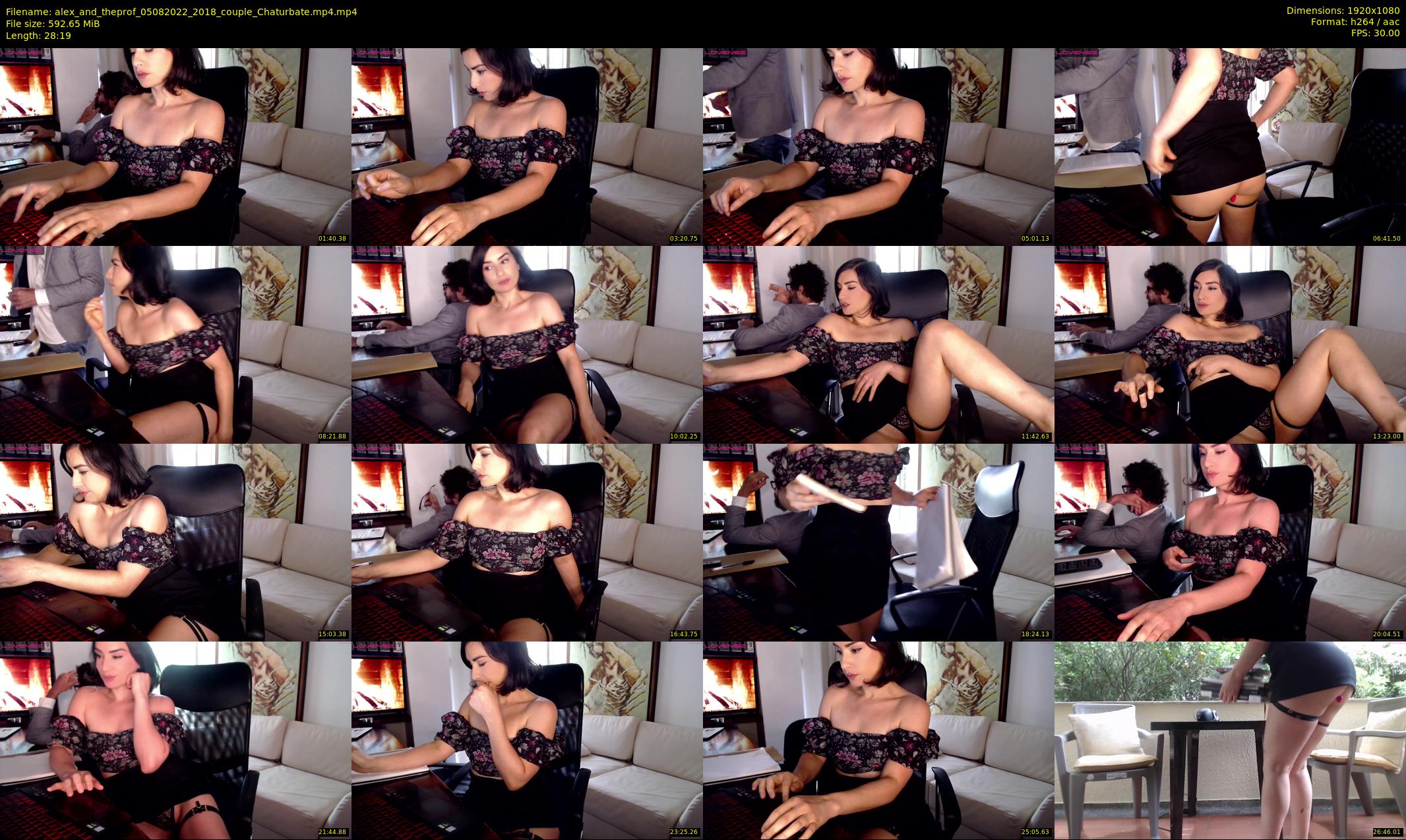 alex_and_theprof — 29 minute Chaturbate couple cam show recording, 1080p, Aug 5, 2022