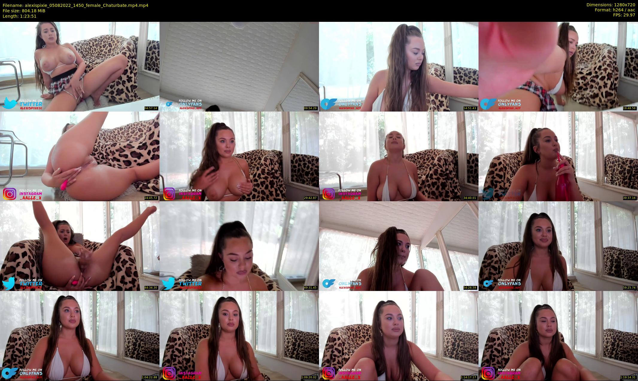 alexispixie — 84 minute Chaturbate female cam show recording, 720p, Aug 5, 2022