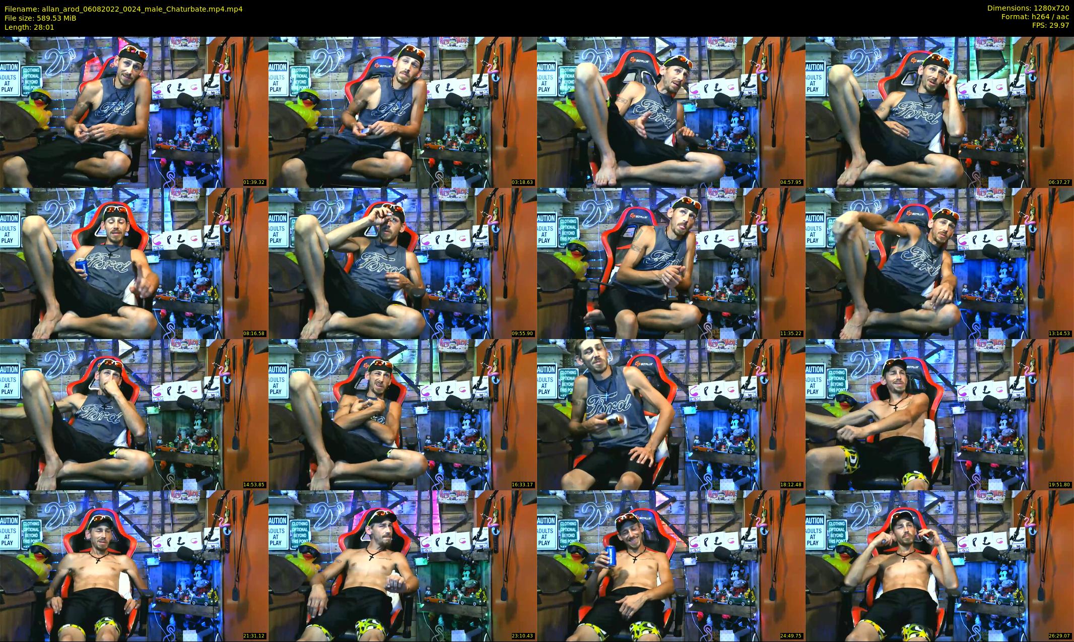 allan_arod — 29 minute Chaturbate male cam show recording, 720p, Aug 6, 2022