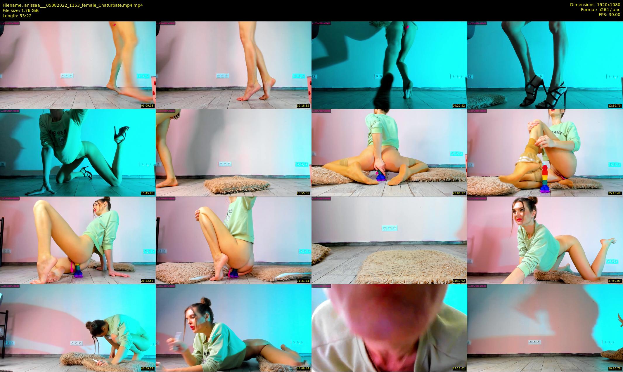 anissaa__ — 54 minute Chaturbate female cam show recording, 1080p, Aug 5, 2022