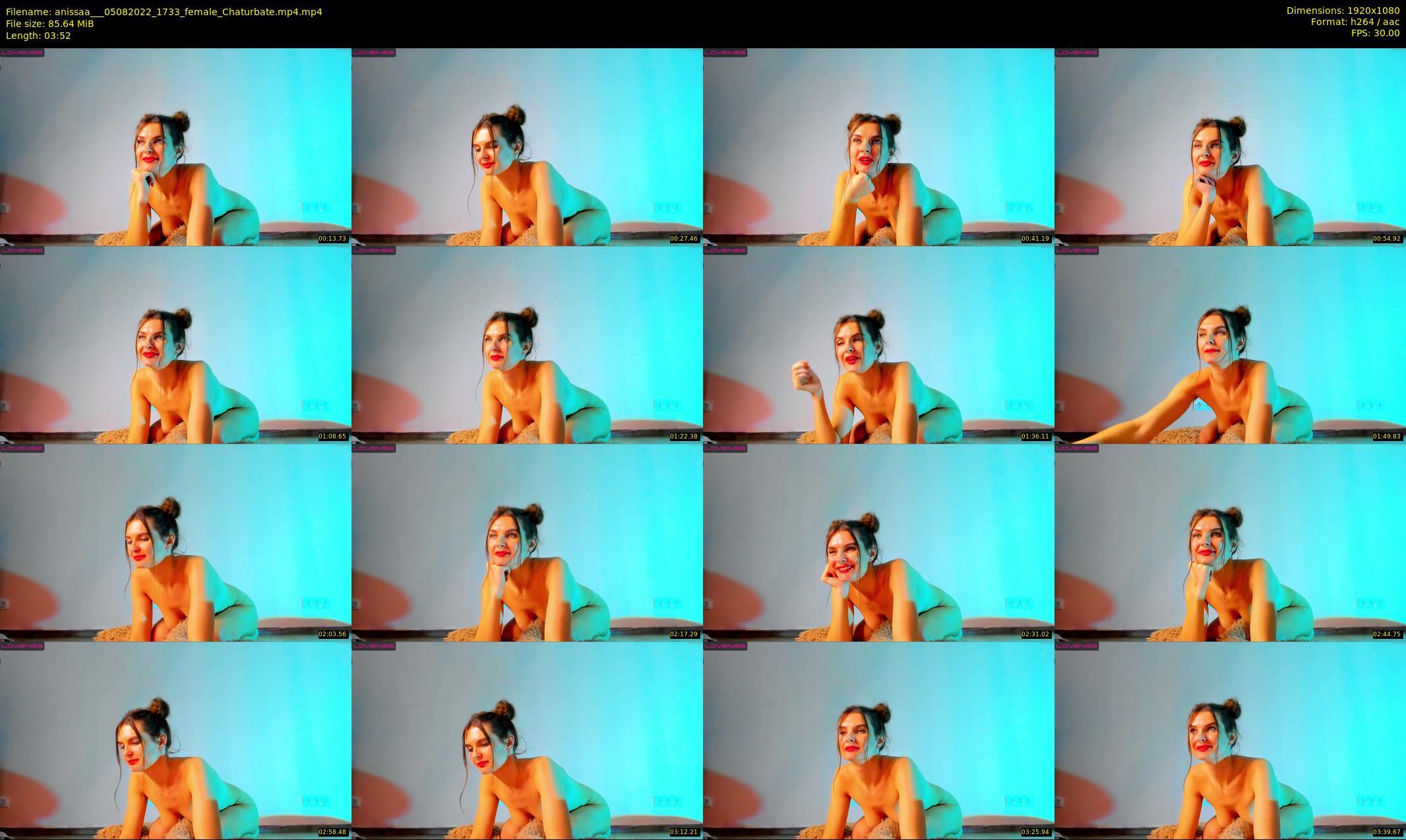 anissaa__ — 4 minute Chaturbate female cam show recording, 1080p, Aug 5, 2022