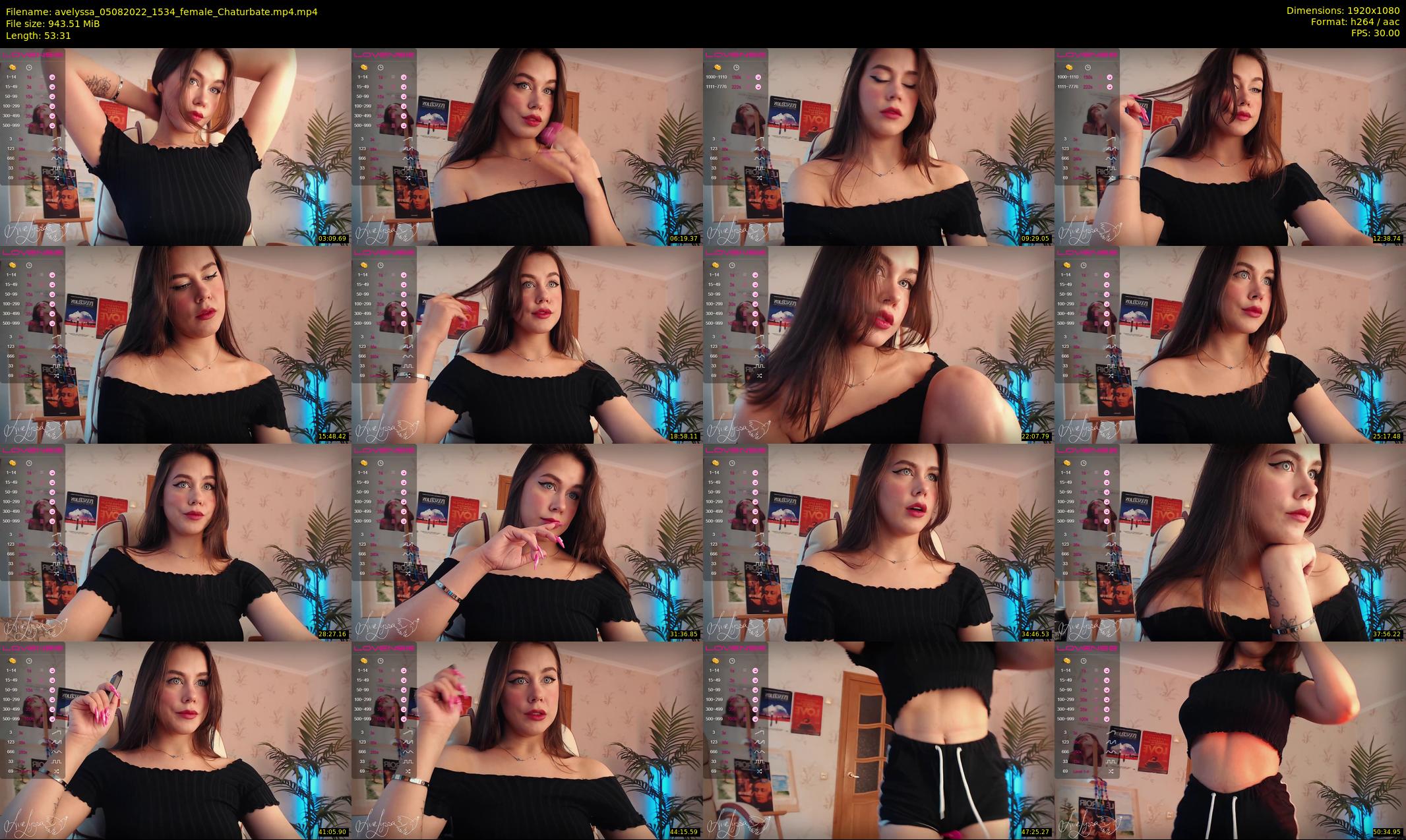 avelyssa — 54 minute Chaturbate female cam show recording, 1080p, Aug 5, 2022