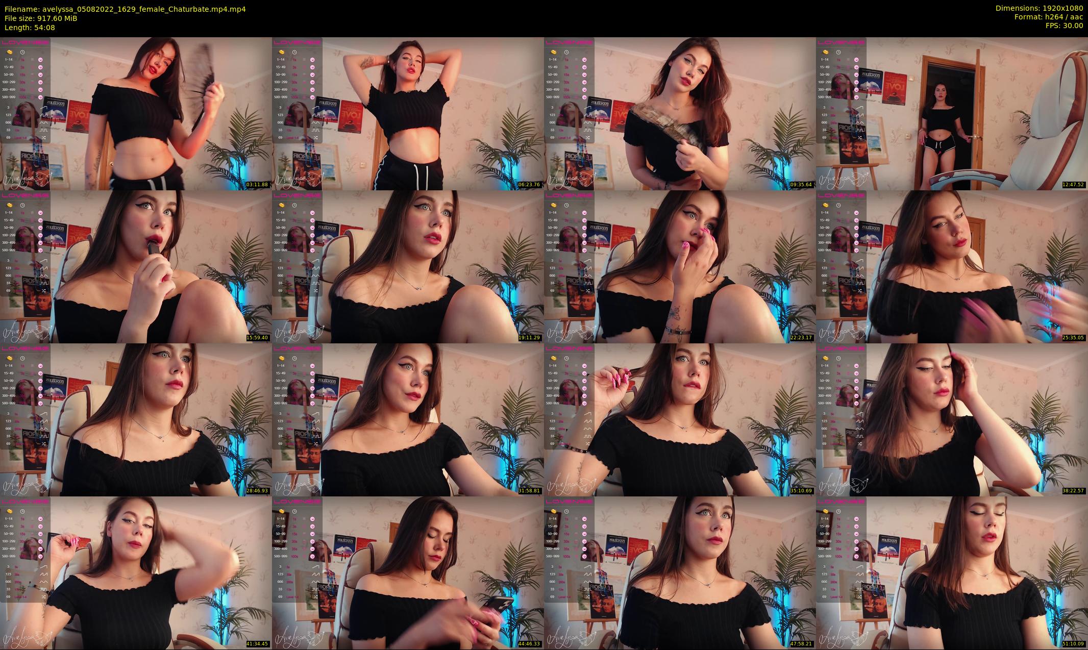 avelyssa — 55 minute Chaturbate female cam show recording, 1080p, Aug 5, 2022