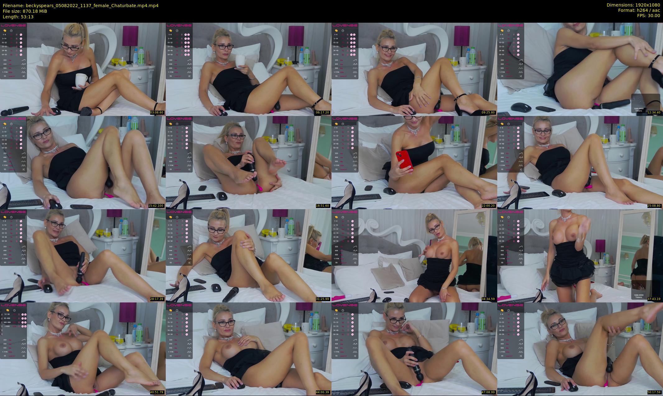 beckyspears — 54 minute Chaturbate female cam show recording, 1080p, Aug 5, 2022