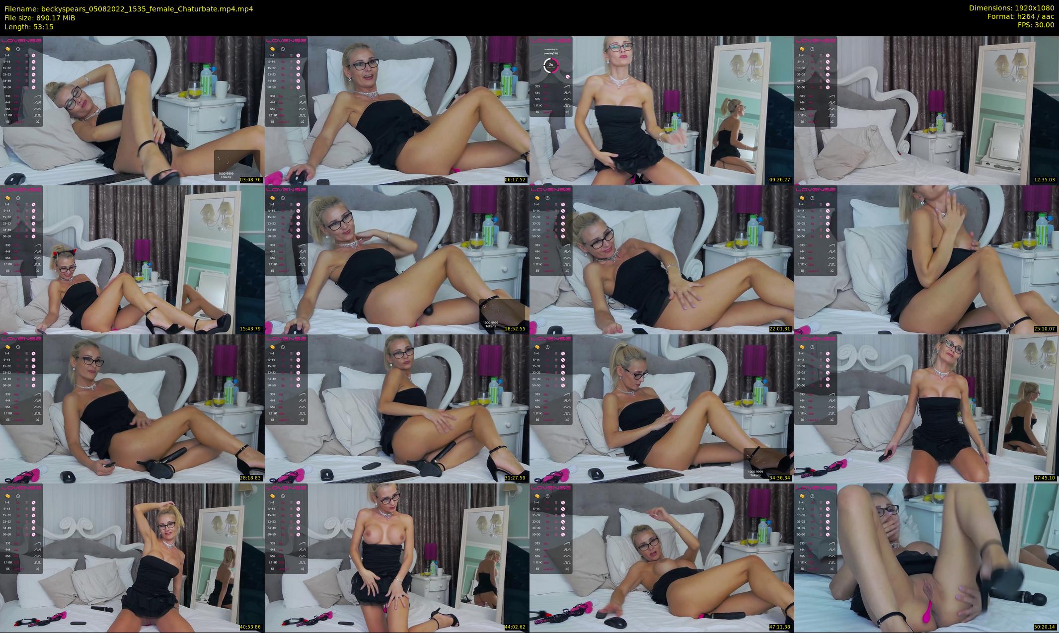 beckyspears — 54 minute Chaturbate female cam show recording, 1080p, Aug 5, 2022
