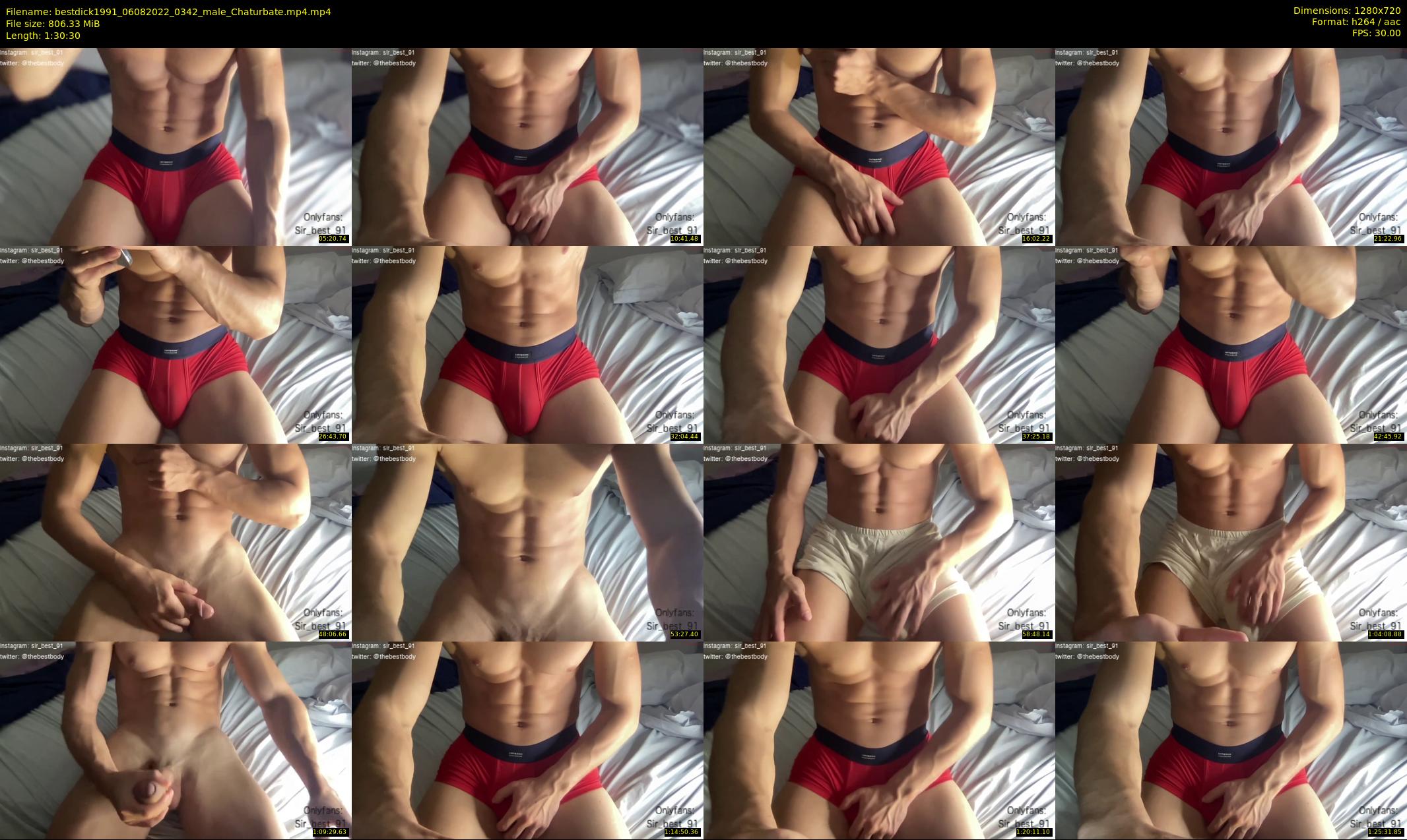 bestdick1991 — 91 minute Chaturbate male cam show recording, 720p, Aug 6, 2022